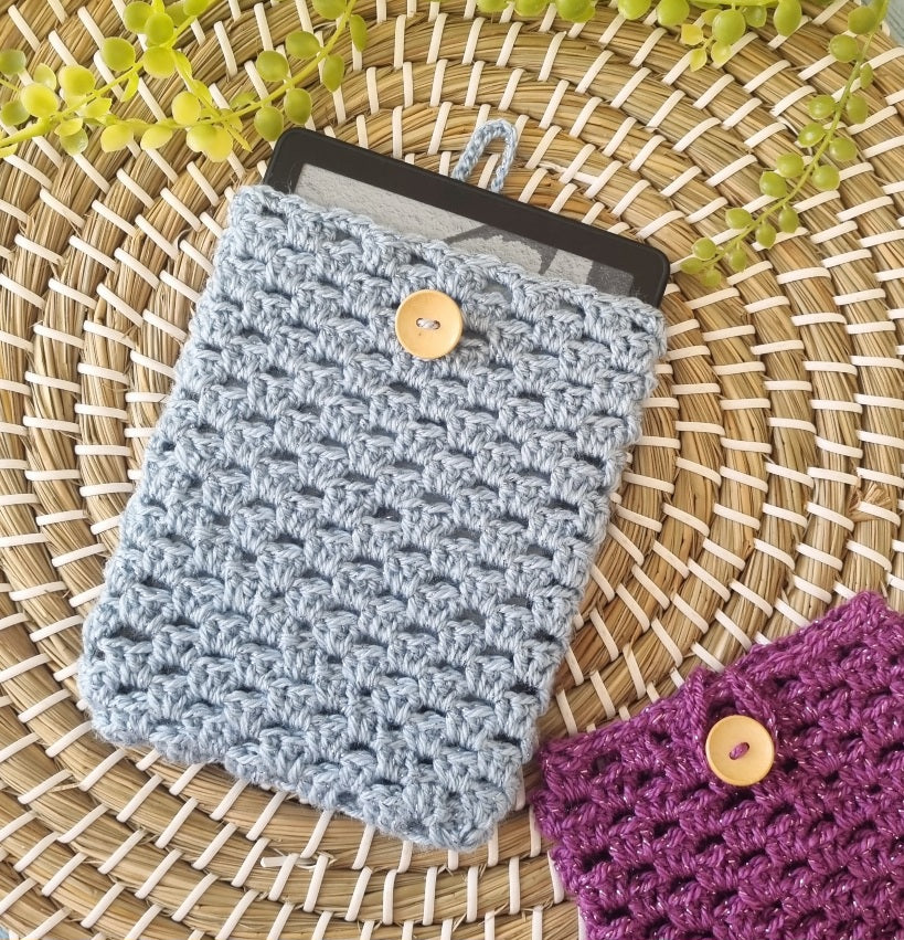 Crochet Kindle Sleeve | Various Colours