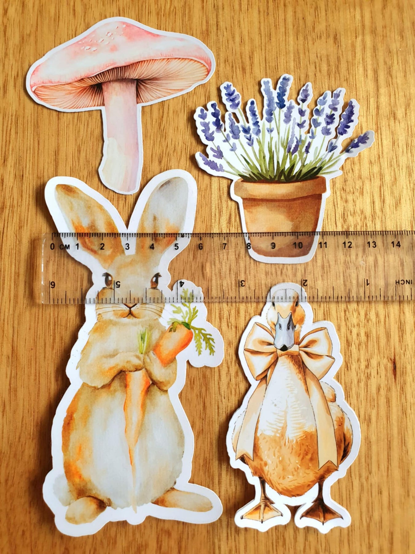 Whimsical stickers - 4 set