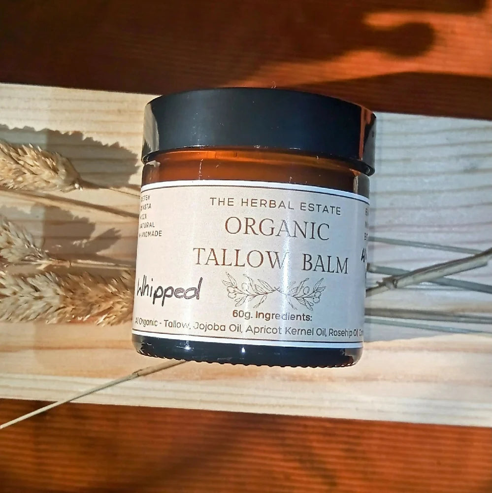 Whipped Organic Tallow Balm 30g-60g or 30g whipped+ 50g Tallow balm. Clean, Natural & Minimalist.