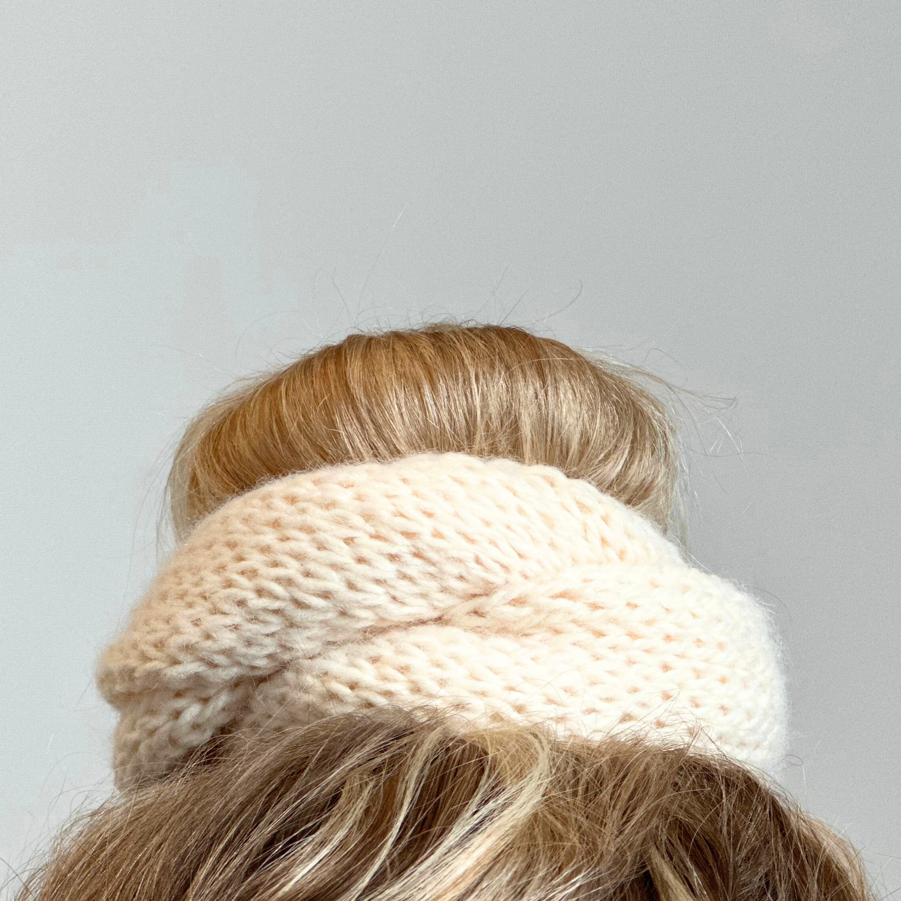 Oversized Vegan Knit Scrunchie