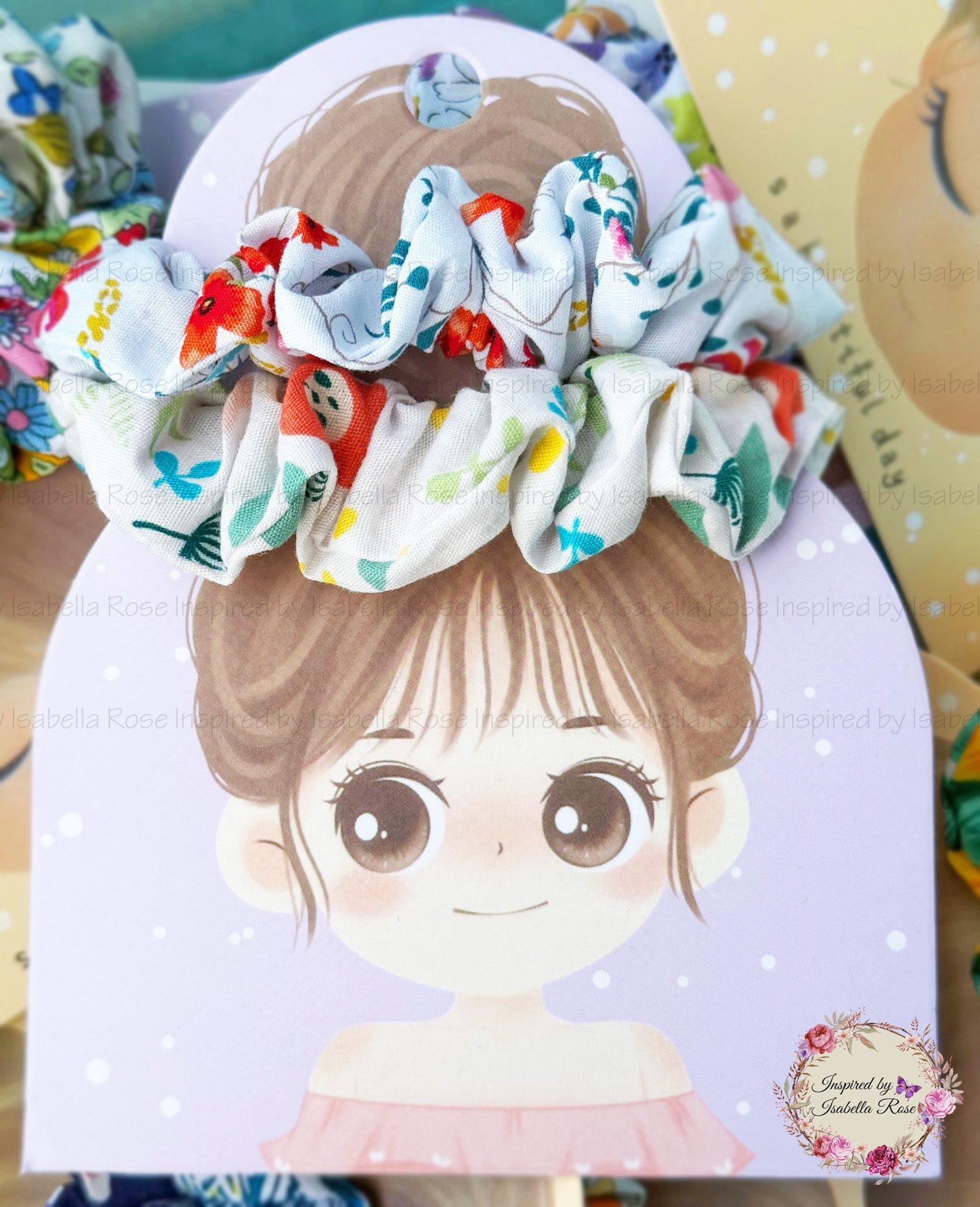 Colourful Scrunchies, 2 Pack for Kids, You Choose