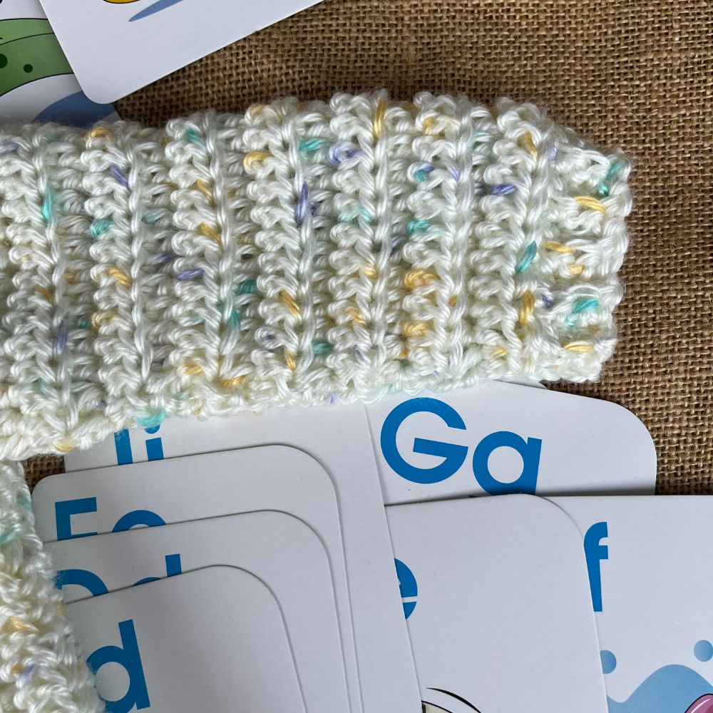 Handmade crochet baby jumper | super soft | cream fleck | newborn