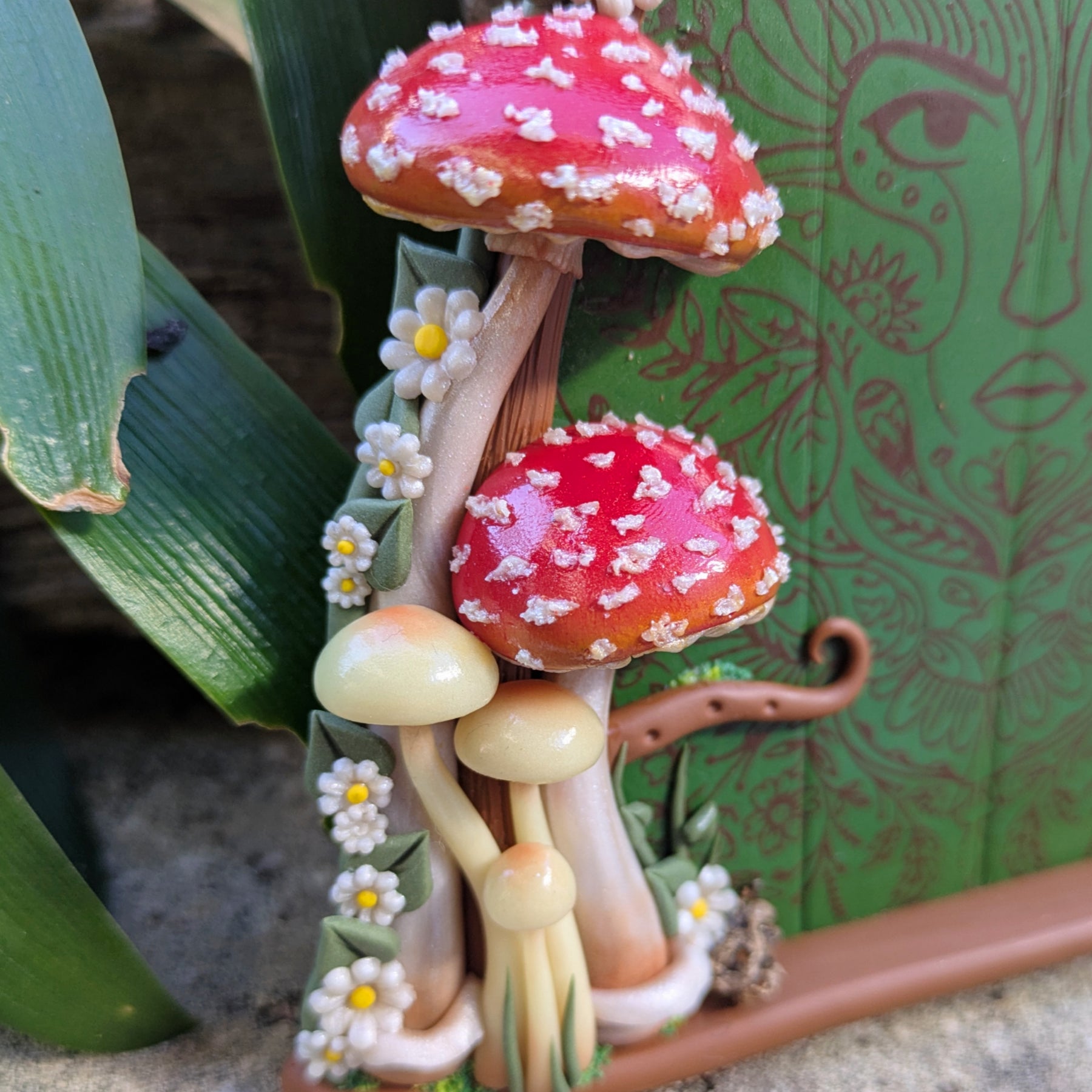 Enchanted Green Lady Woodland Fairy Door