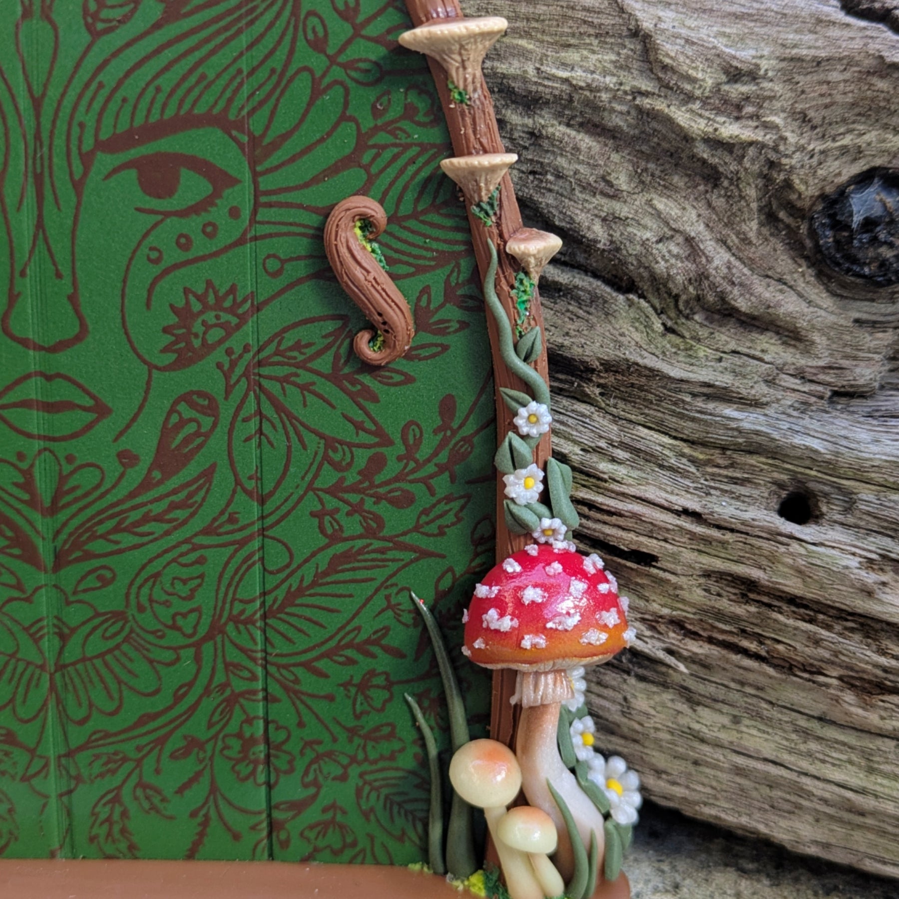 Enchanted Green Lady Woodland Fairy Door