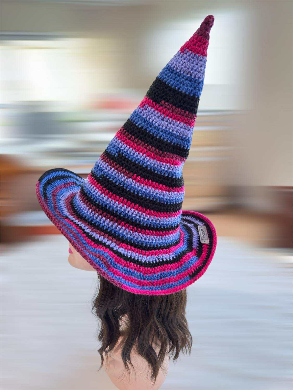Hand crochet Halloween Witchy Hat