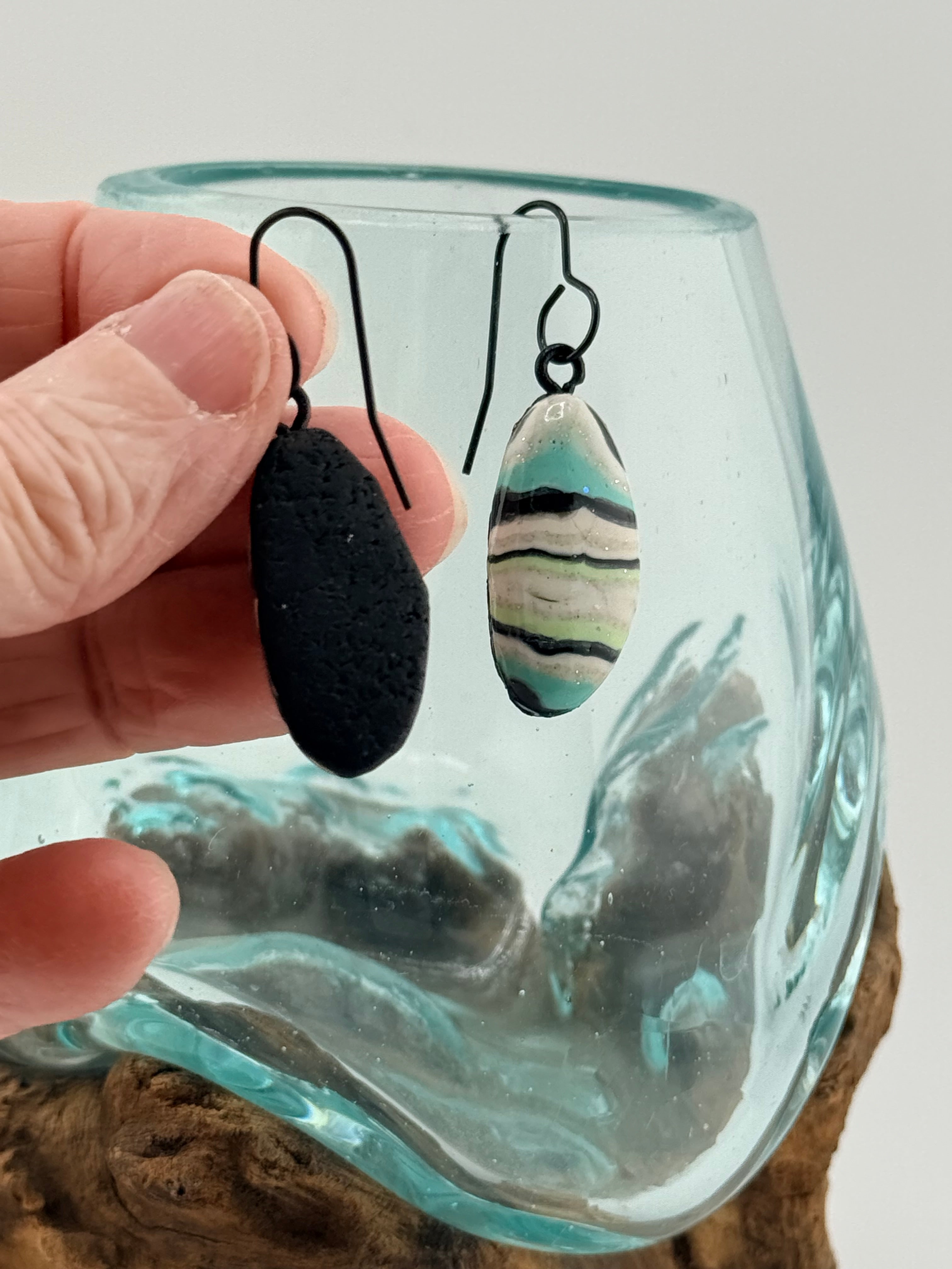 The Off Pattern Collection | Oval Drop Earrings