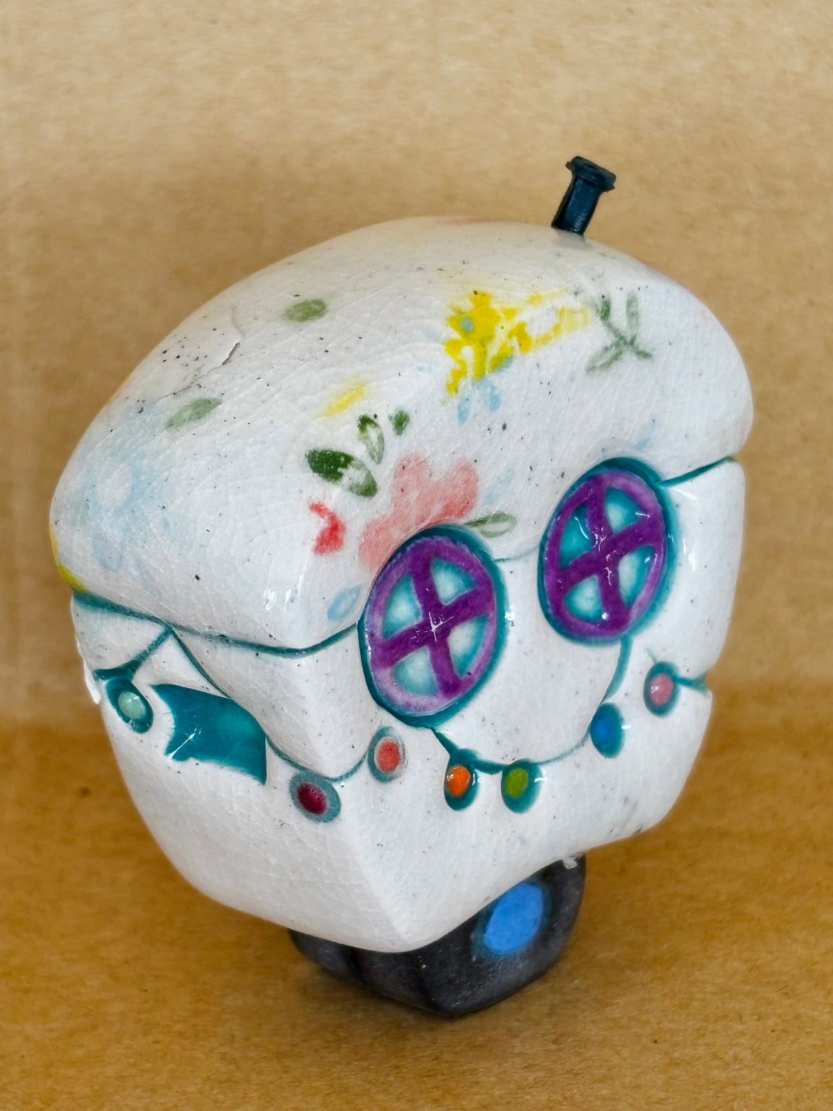 Small Retro Collectable Ceramic Caravan 10