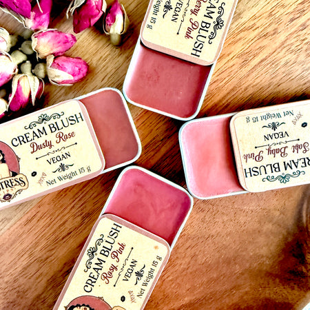 Vegan Cream Blush - Artisan Handmade to Order - Eco Friendly Makeup