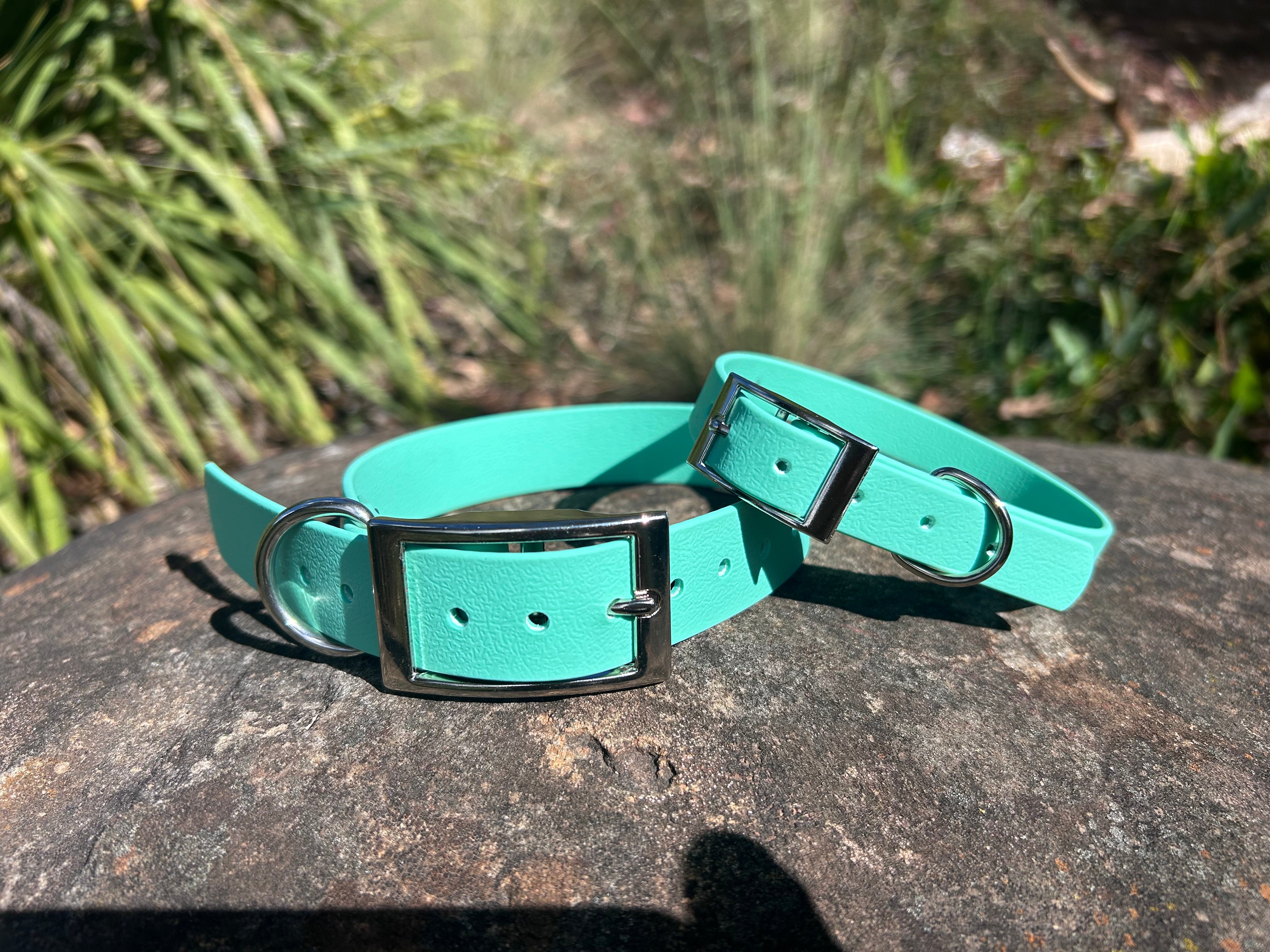 DOG PET COLLAR WATERPROOF BRIGHT STRONG