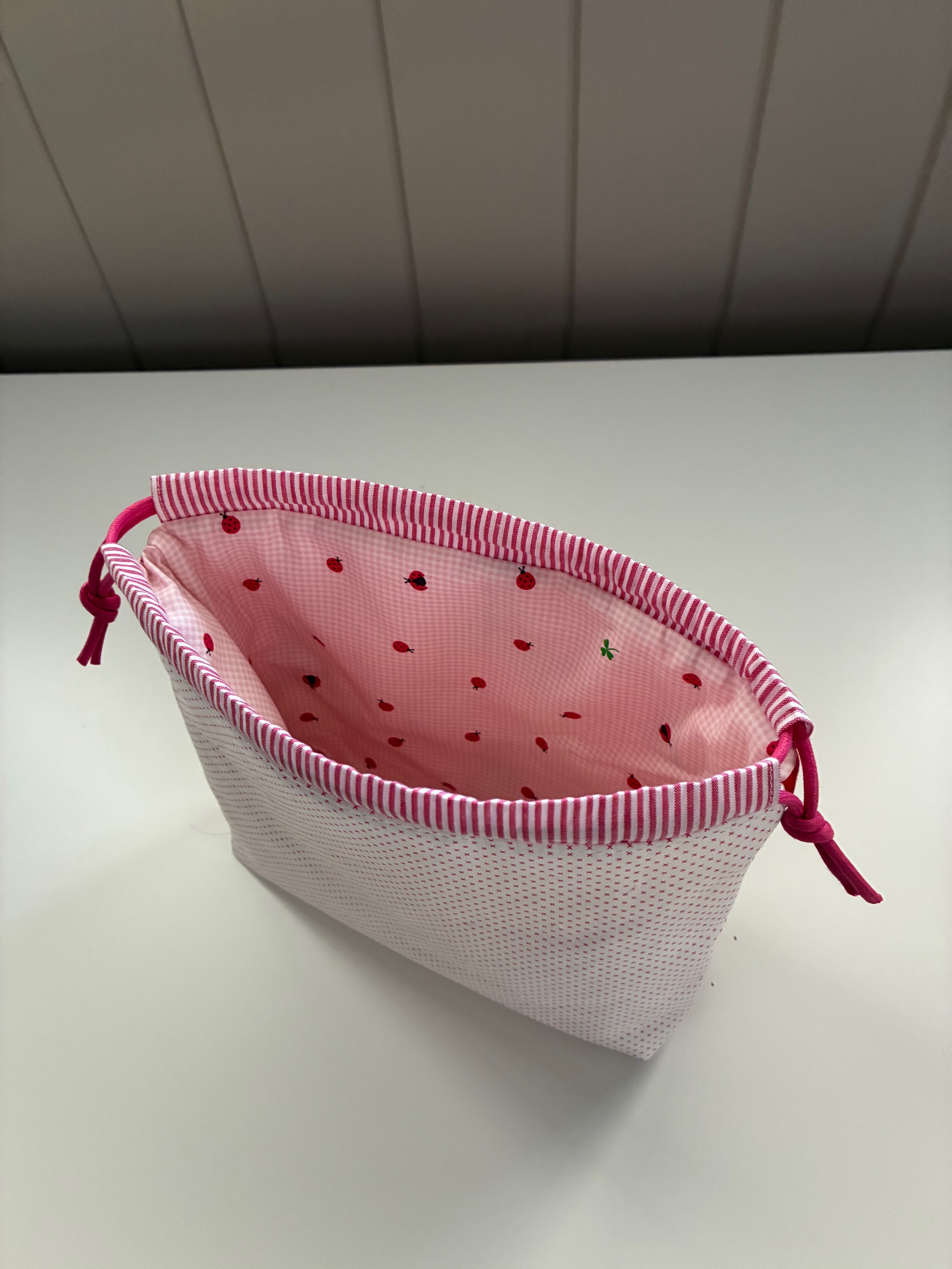 Bessie Drawstring Bag - Just Red (Brigitte Heitland for Zen Chic)
