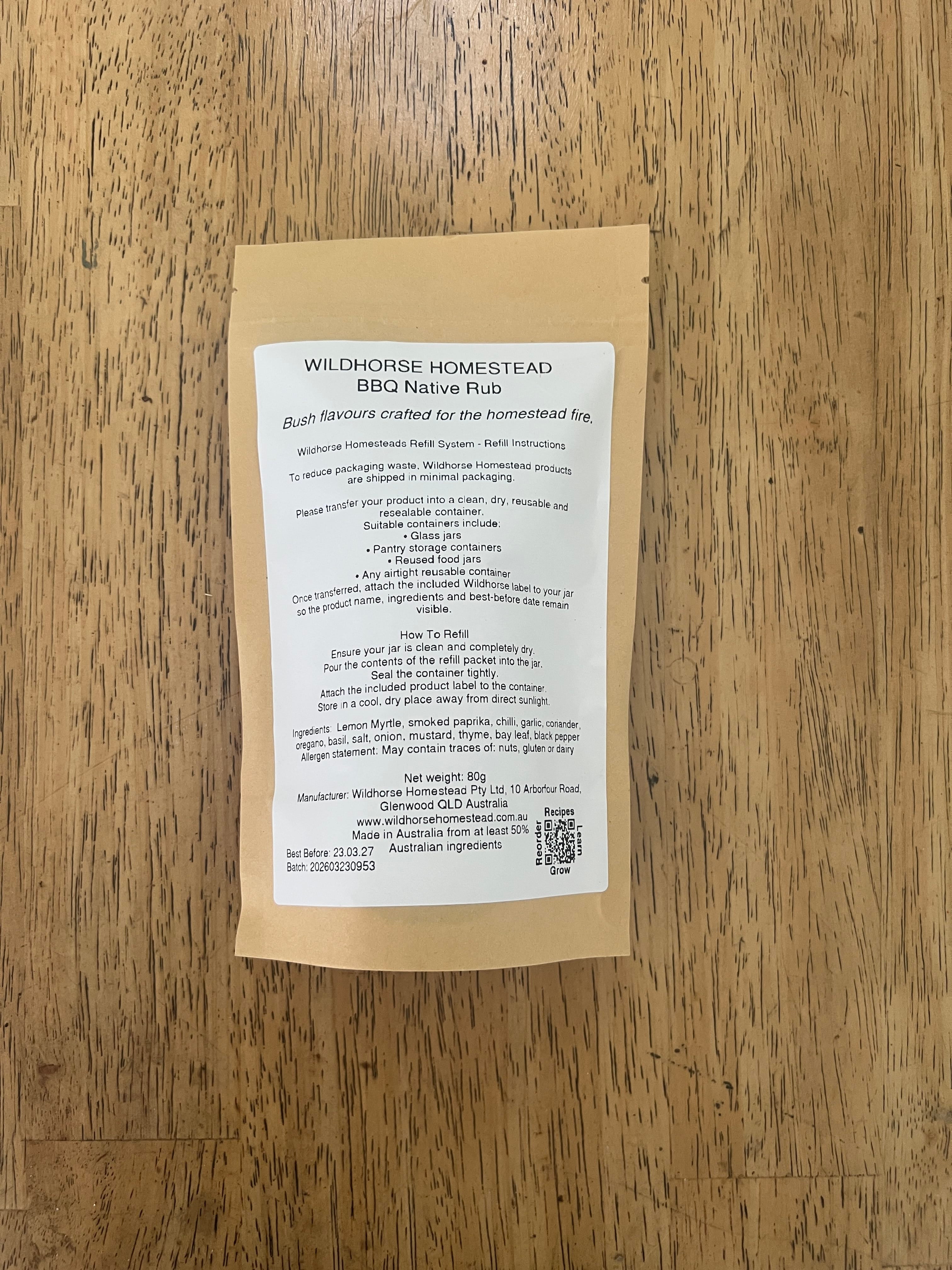 BBQ Native Rub (80g) Spice Blend