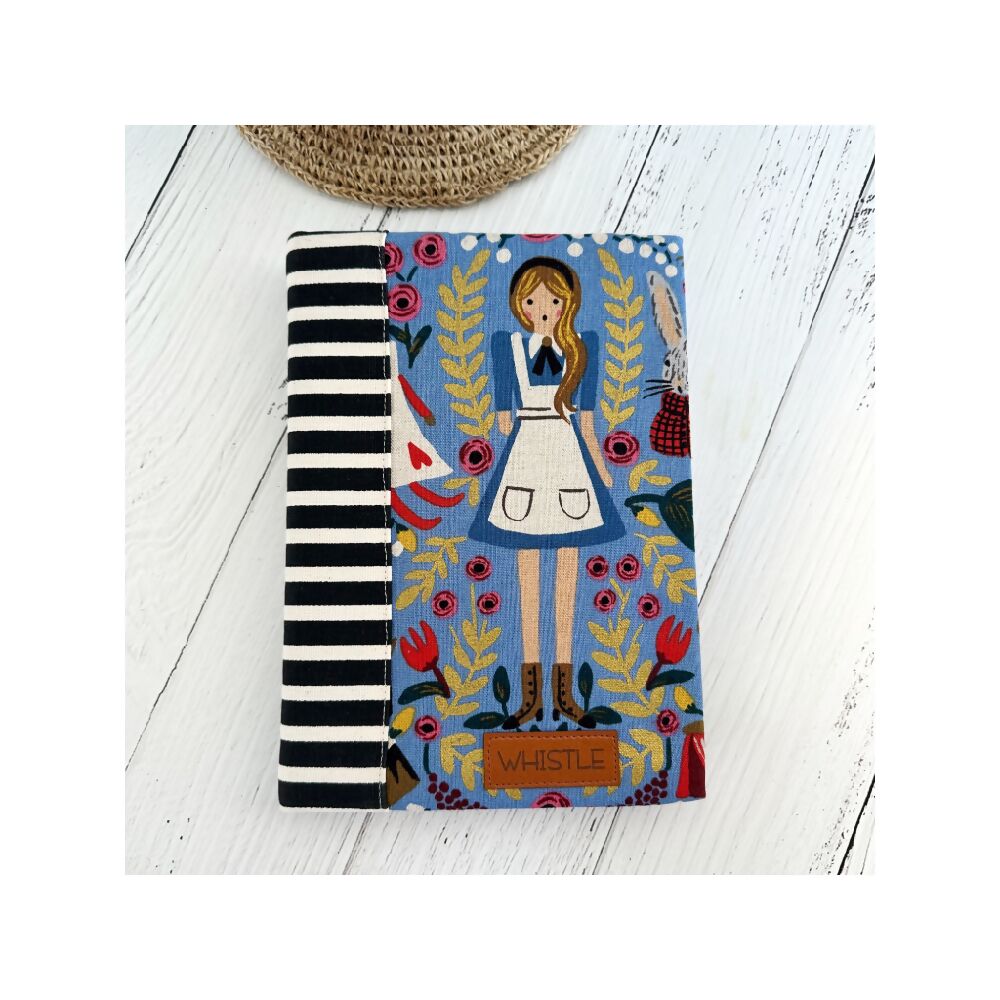 Covered Notebook - Alice in Wonderland - includes Notebook