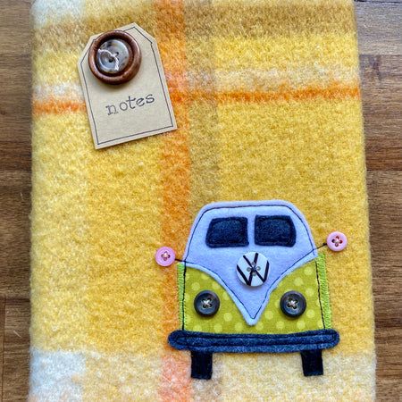 A5 Upcycled Notebook Kombi - Orange