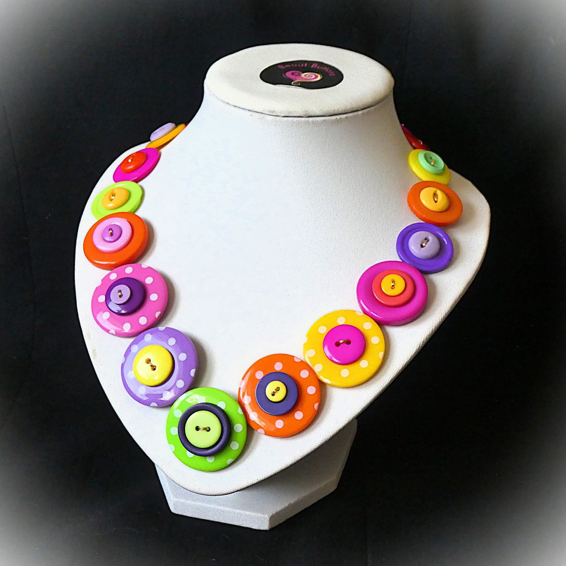 Button necklace - Tutti Frutti