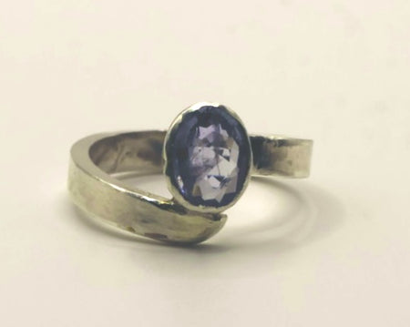 Lovely Baby Blue Gem in 925 Silver