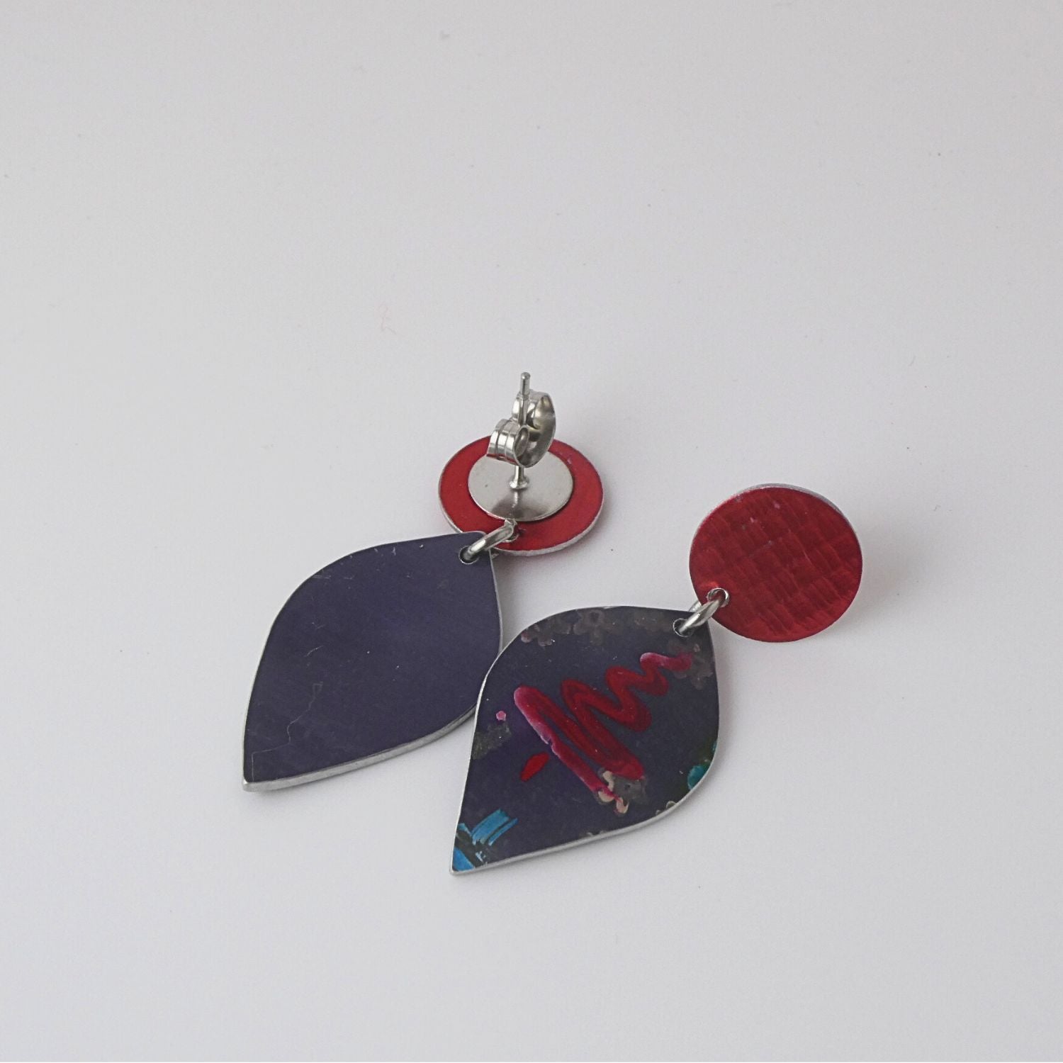 Anodised aluminium earrings - Jingle Jems Collection