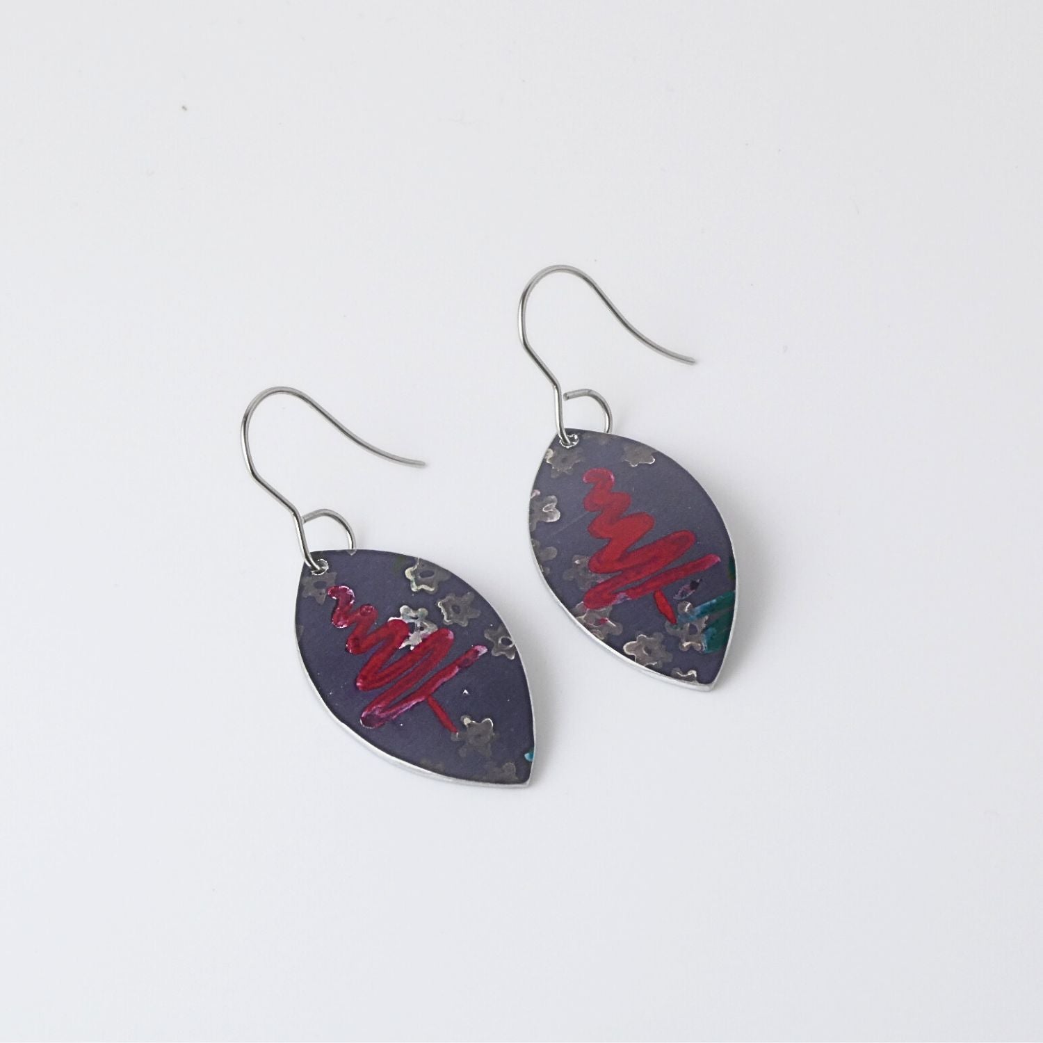 Anodised aluminium earrings - Jingle Jems Collection