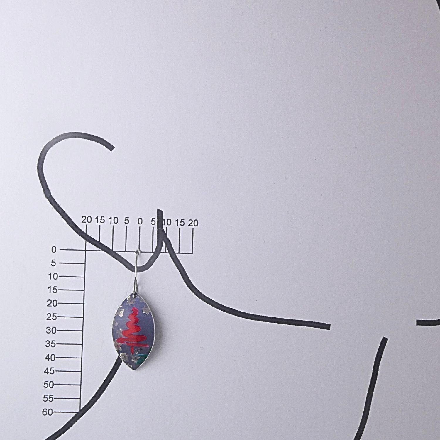 Anodised aluminium earrings - Jingle Jems Collection