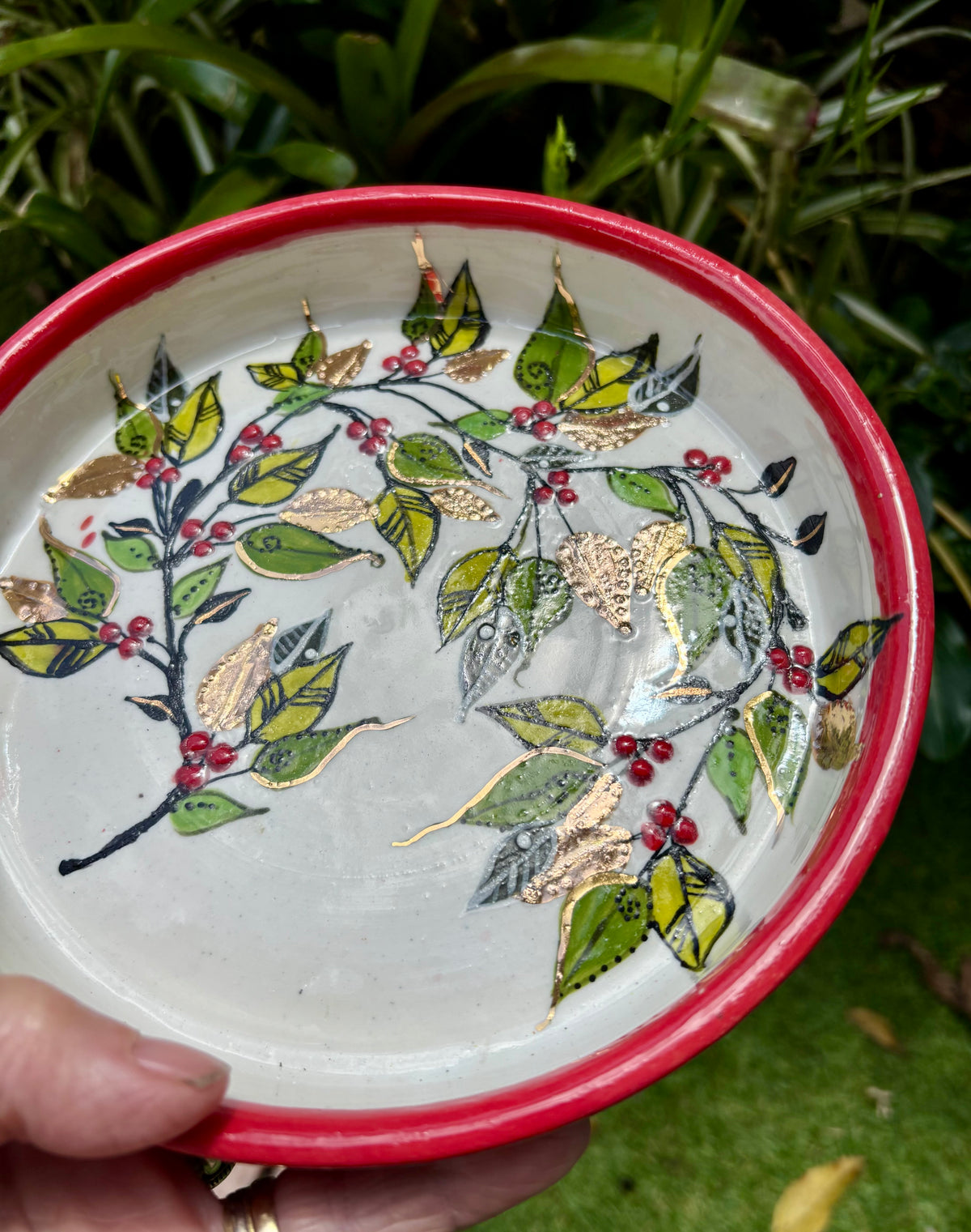 Christmas festive plates