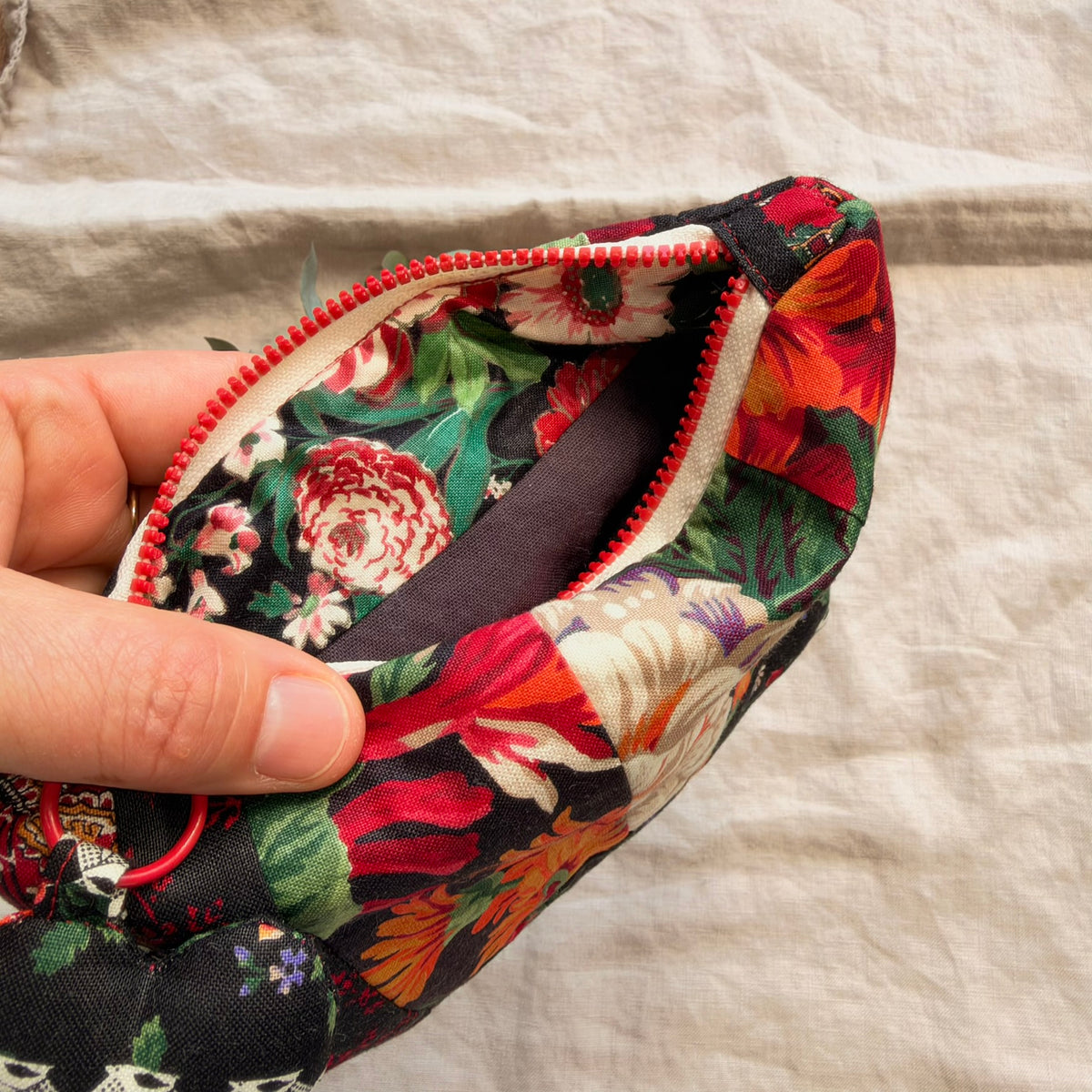 Handmade zip bags