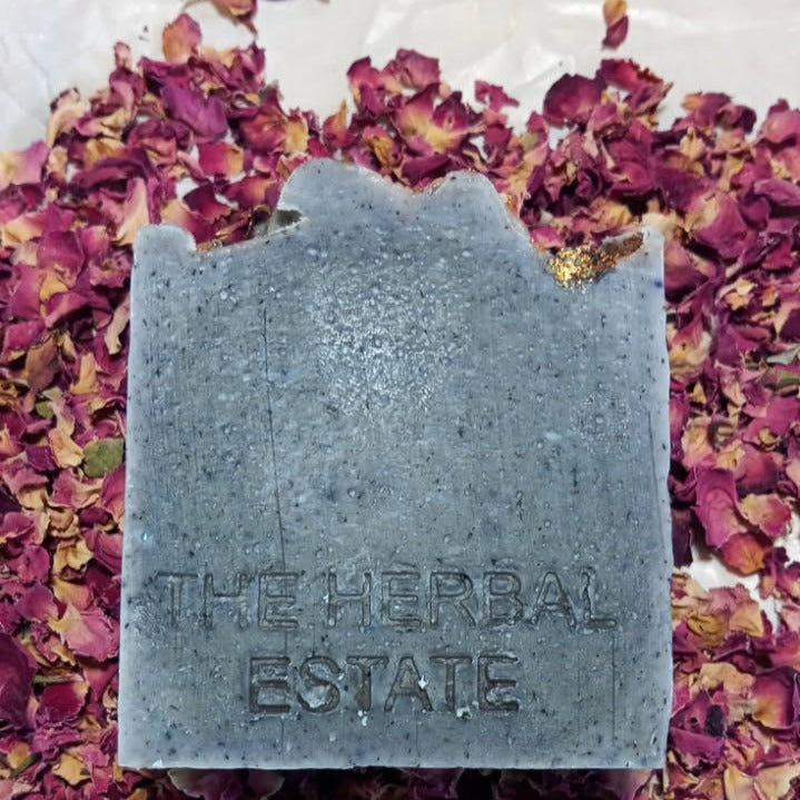 2 x Midnight Rose & Gold Bars | Luxury Floral Bar | Natural Handmade | Gentle Skin Cleanser | Romantic Gift | Artisan 120g each.