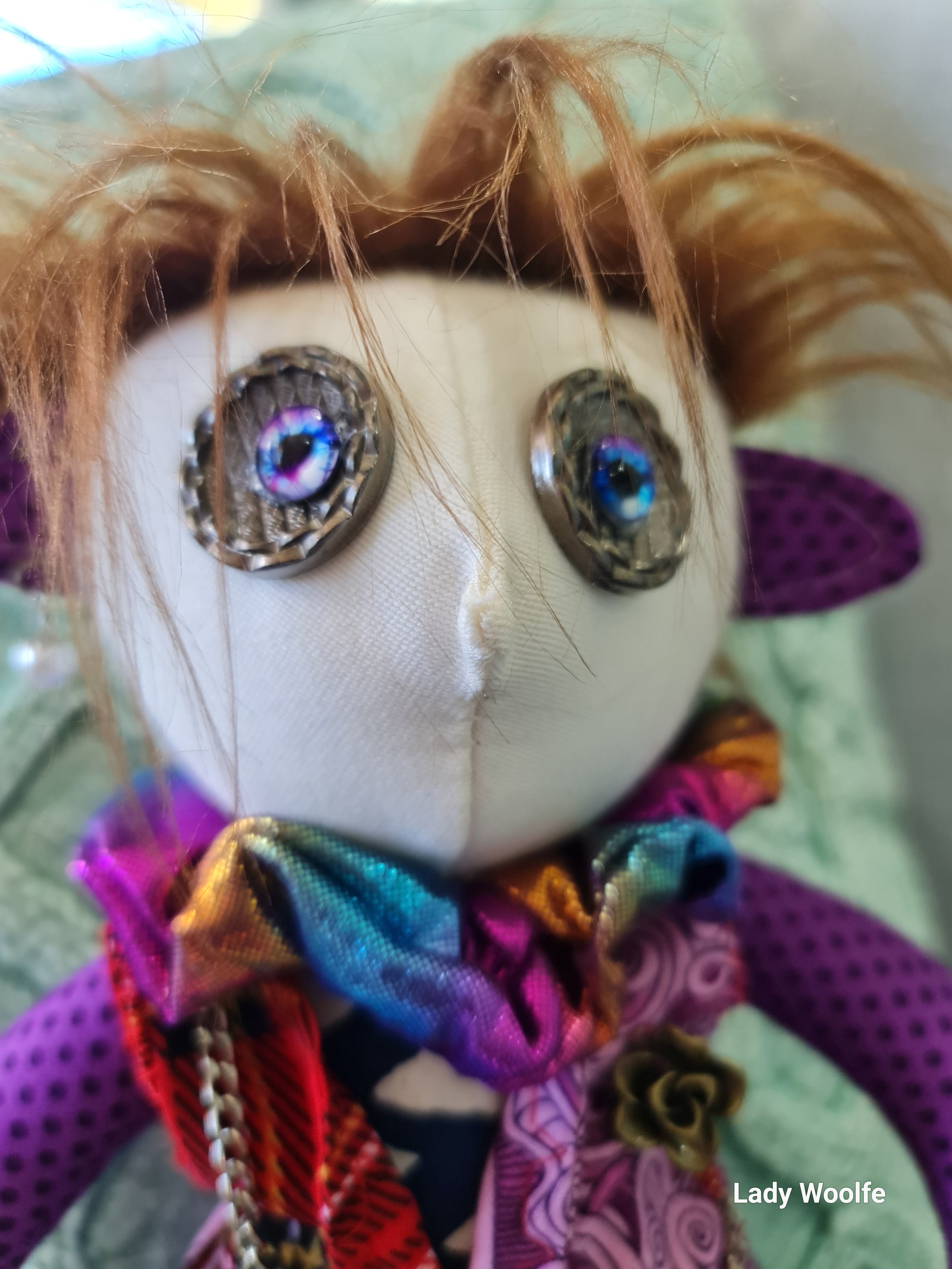 Handmade Art Doll, Timothy the Glam-Punk Rocker