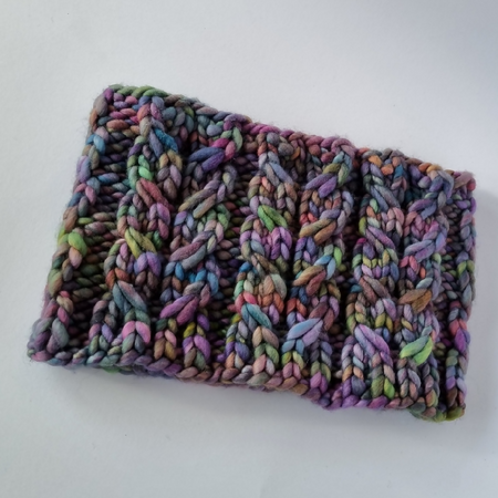 Chunky cable cowl
