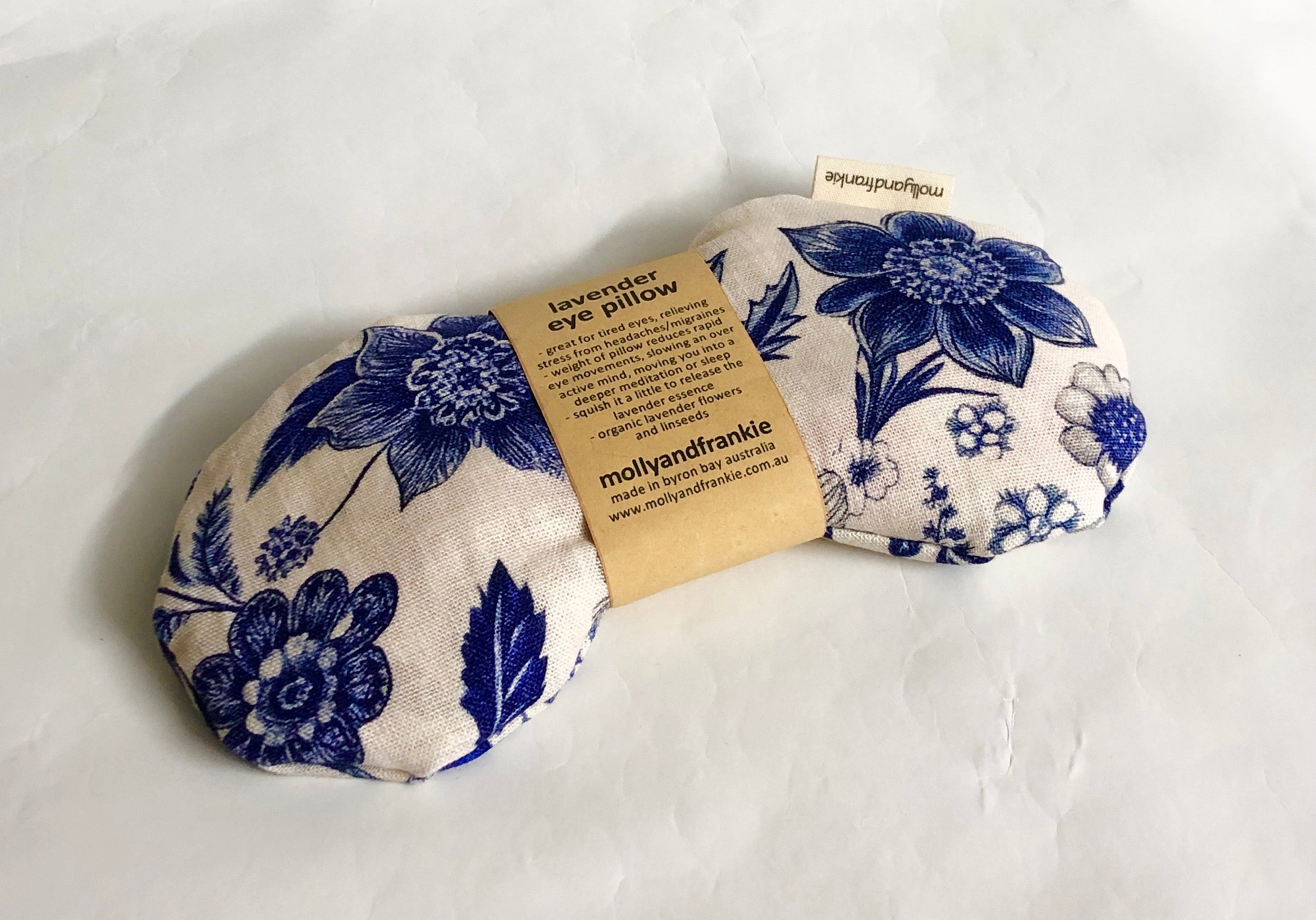 Lavender or Chamomile and Organic Linseed Eye Pillow