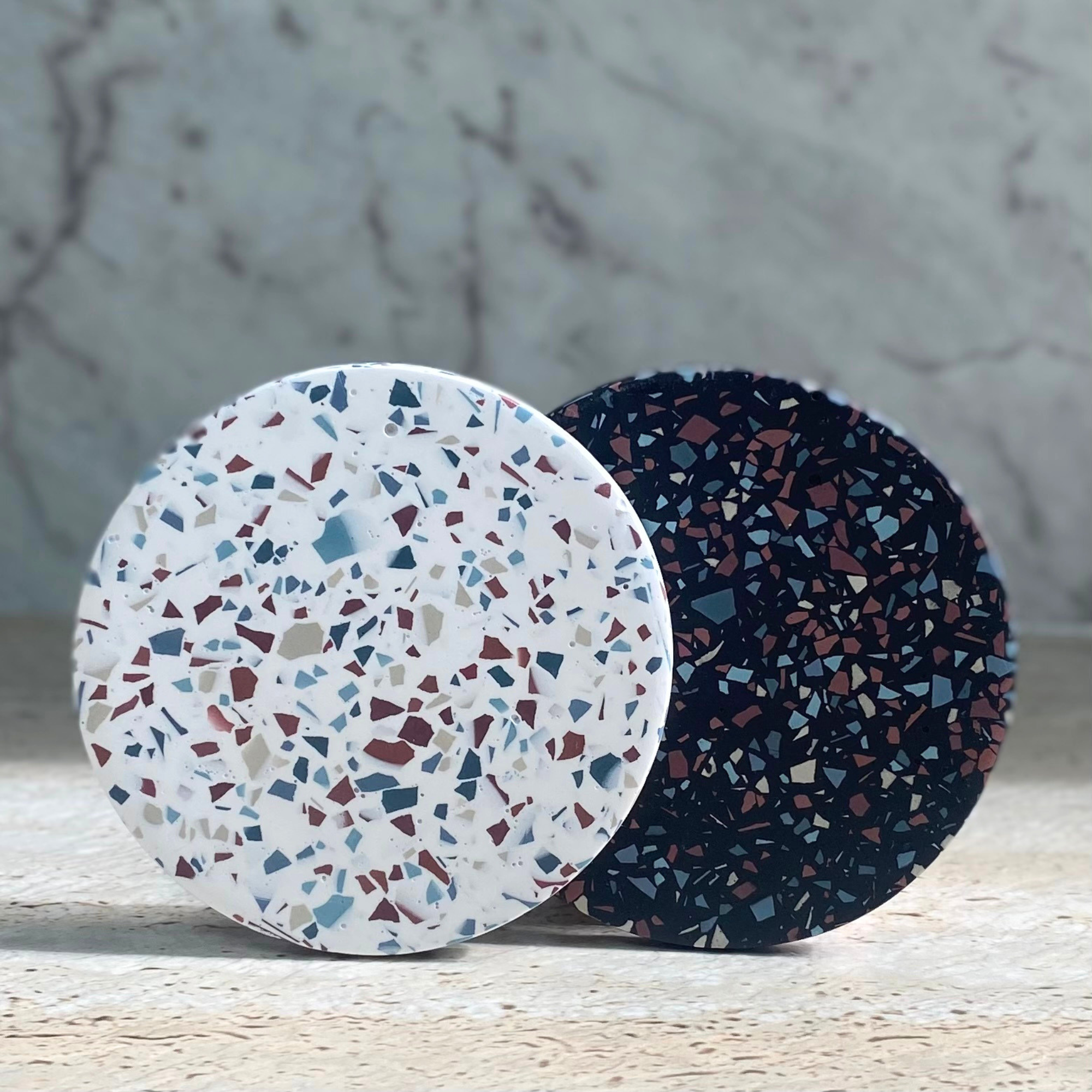Mini and Large Round Bowls | Terrazzo decor collection