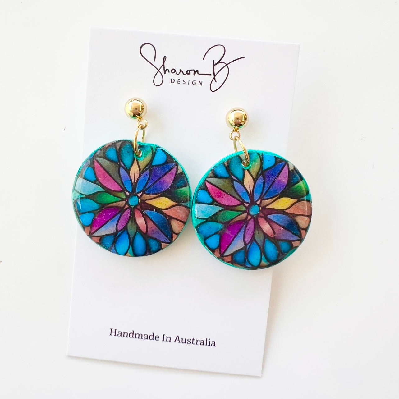 Earrings~Polymer Clay ~ Resin~ Dangles