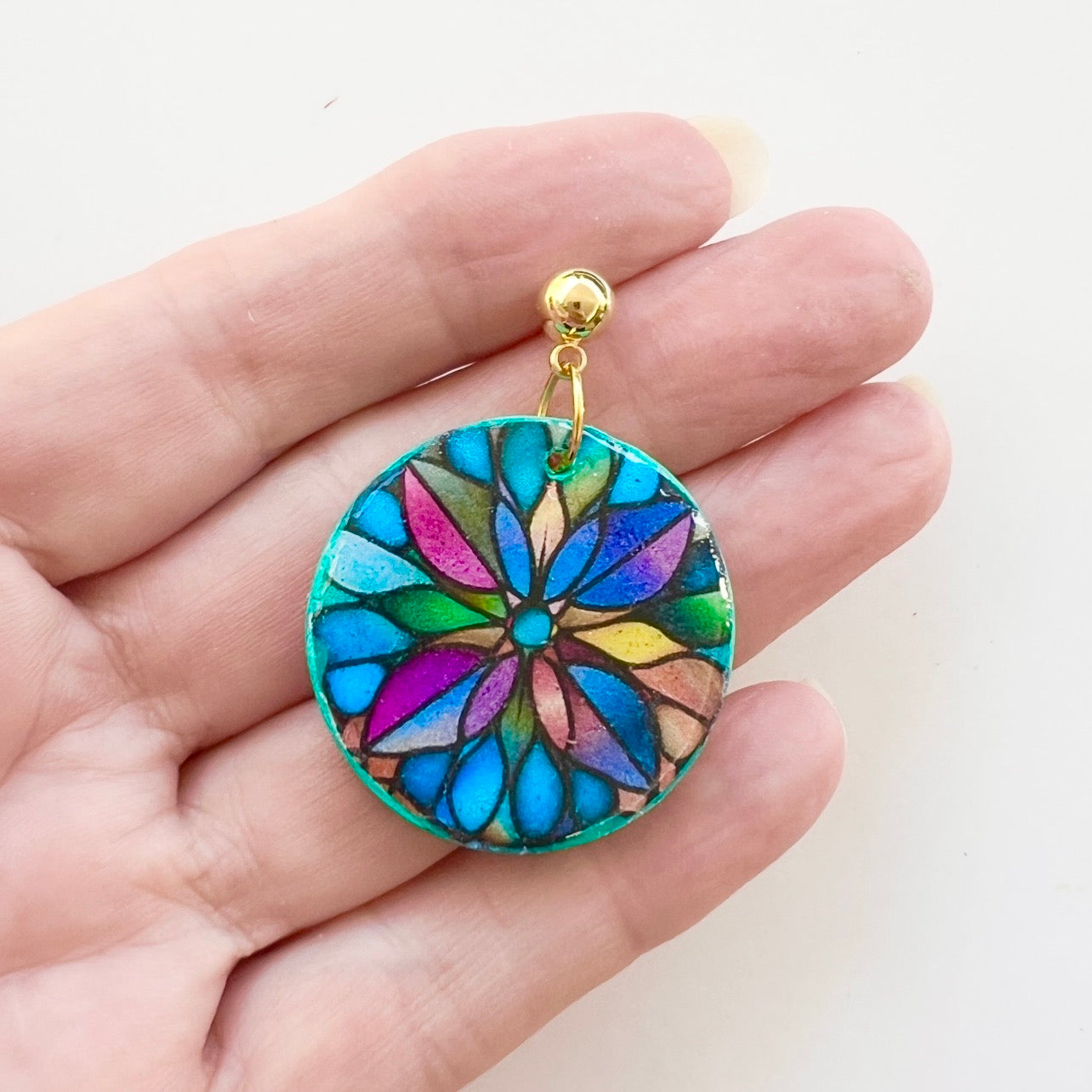 Earrings~Polymer Clay ~ Resin~ Dangles