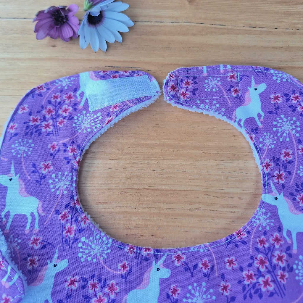 Baby Unicorn Bib & 2 Washcloth Set – Handmade in Tasmania