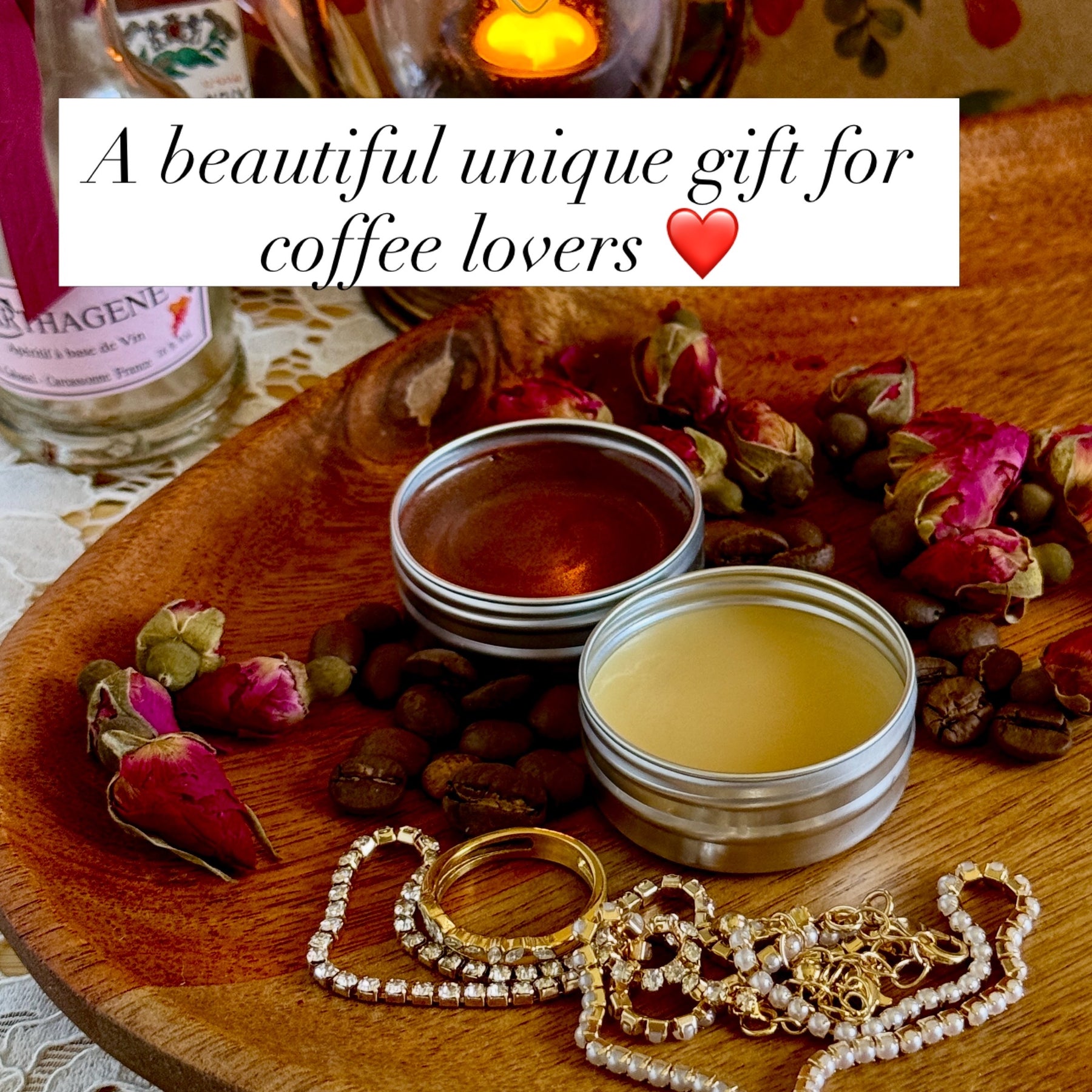 Vegan Lip Balm with Organic Coffee Oil