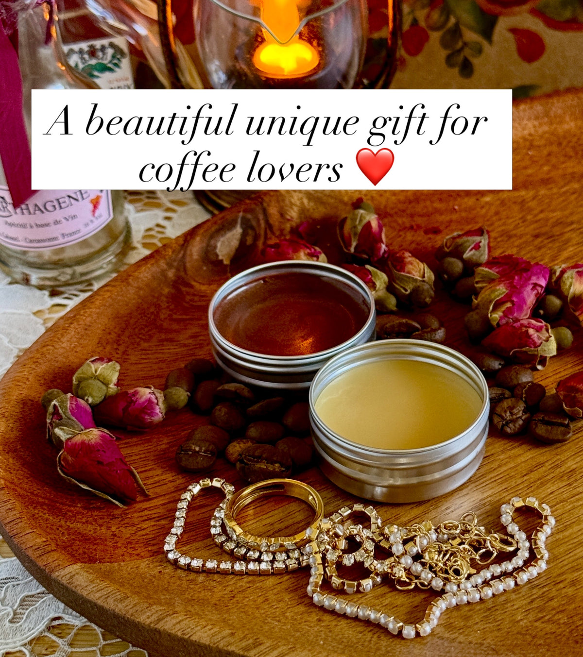 Vegan Lip Balm with Organic Coffee Oil