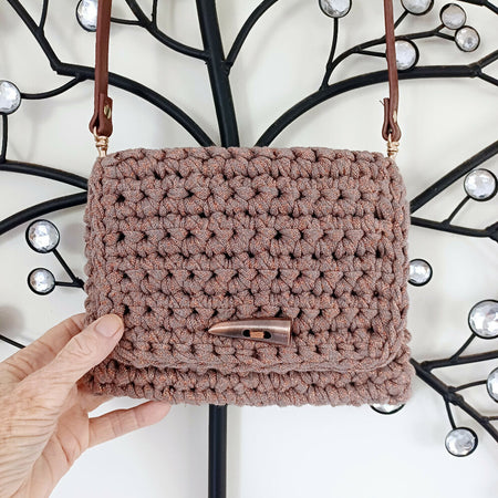 Cross Body Bag - Brown Copper