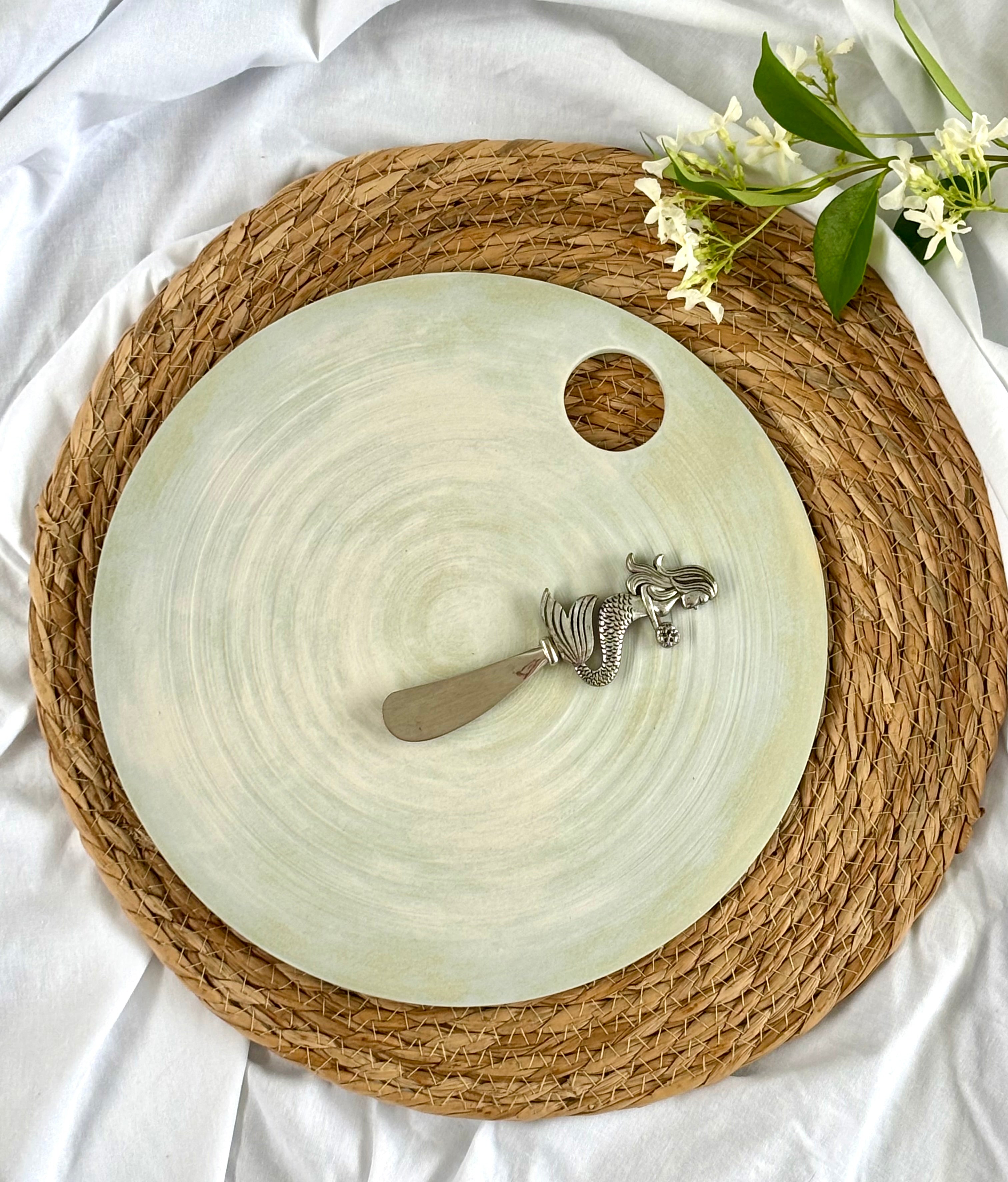 Ceramic Wheel Thrown Cheeseboard