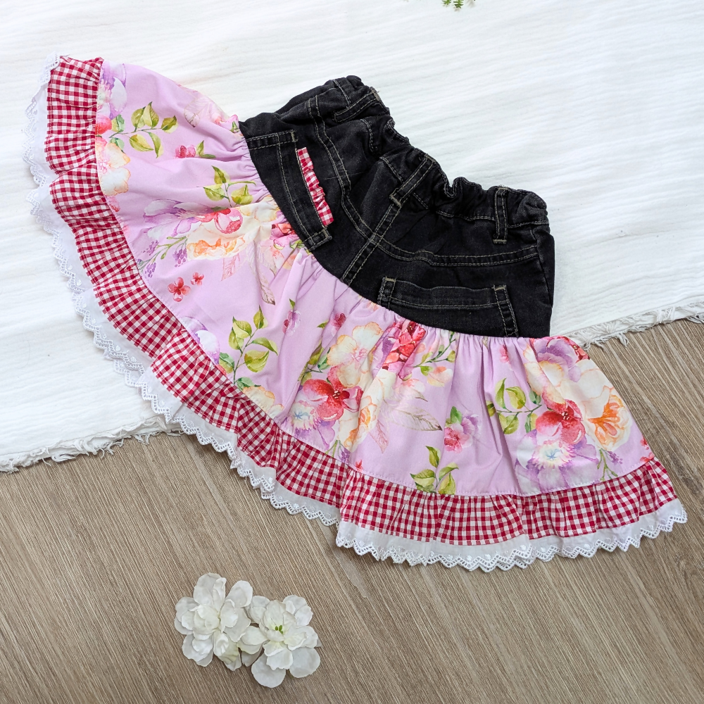size-2-upcycled-denim-skirt-pink-red-gingham-floral-australian-handmade-sewing-the-denim-patch (3)