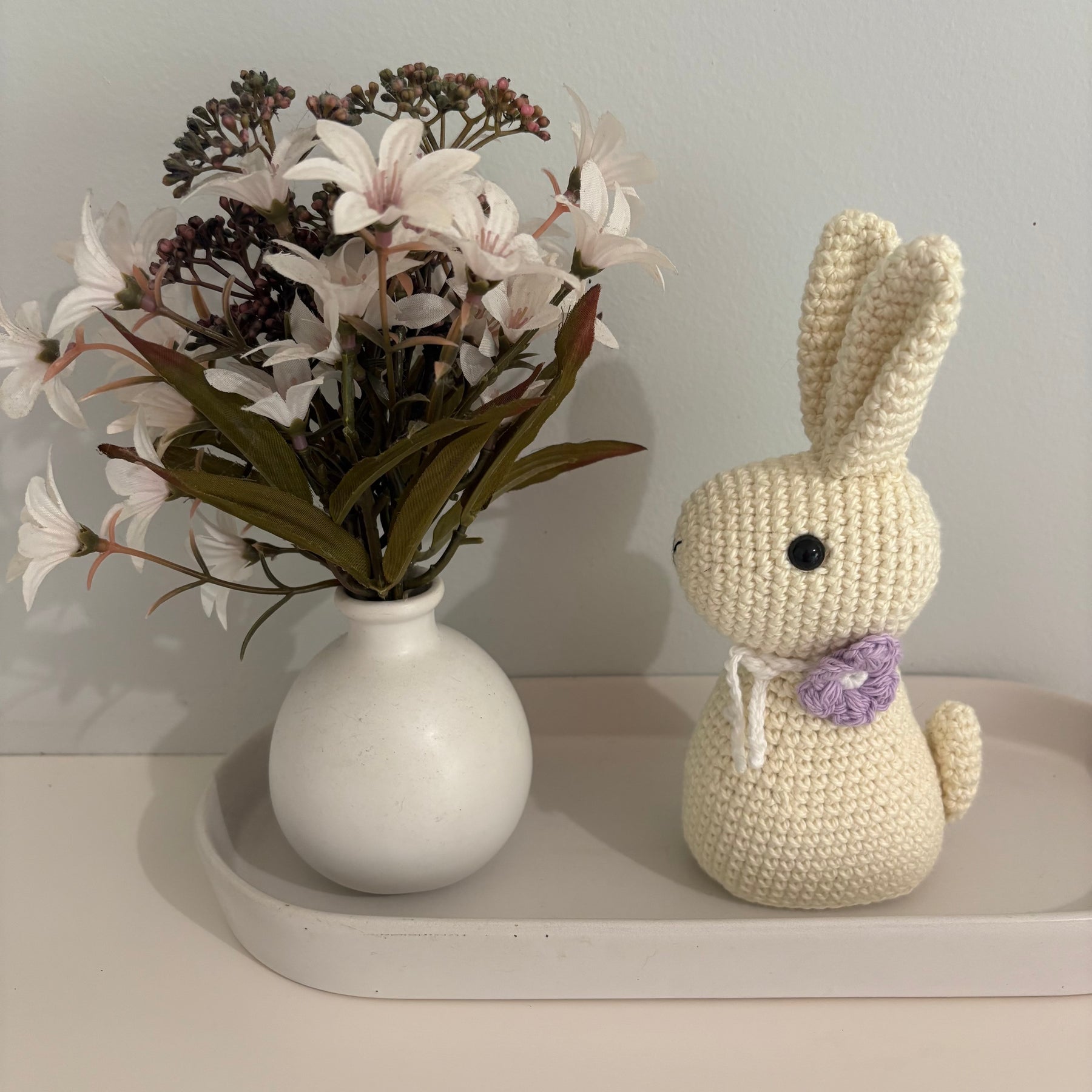 Easter bunnies, pastel colours.