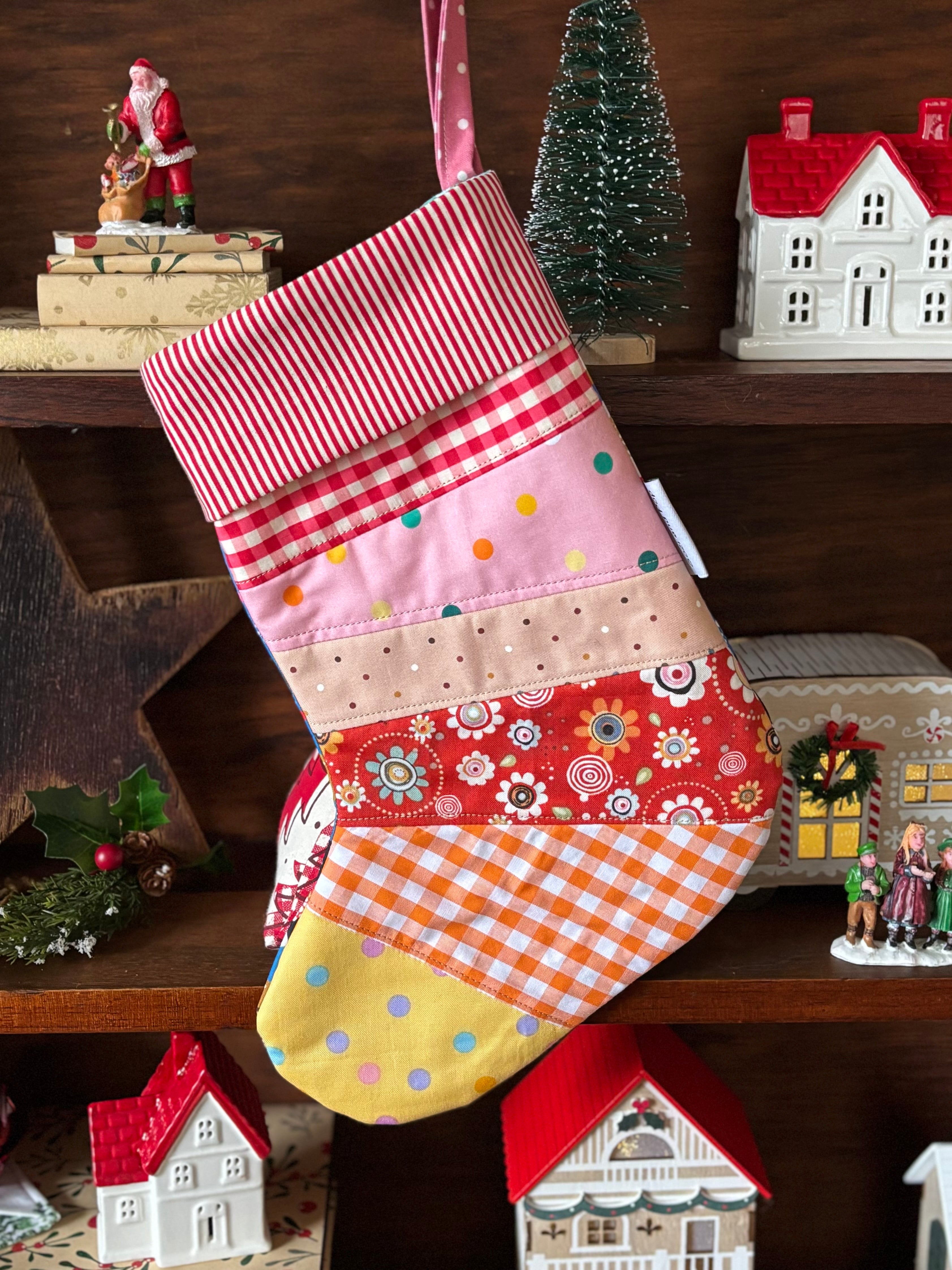 Christmas Santa Stocking Small Size