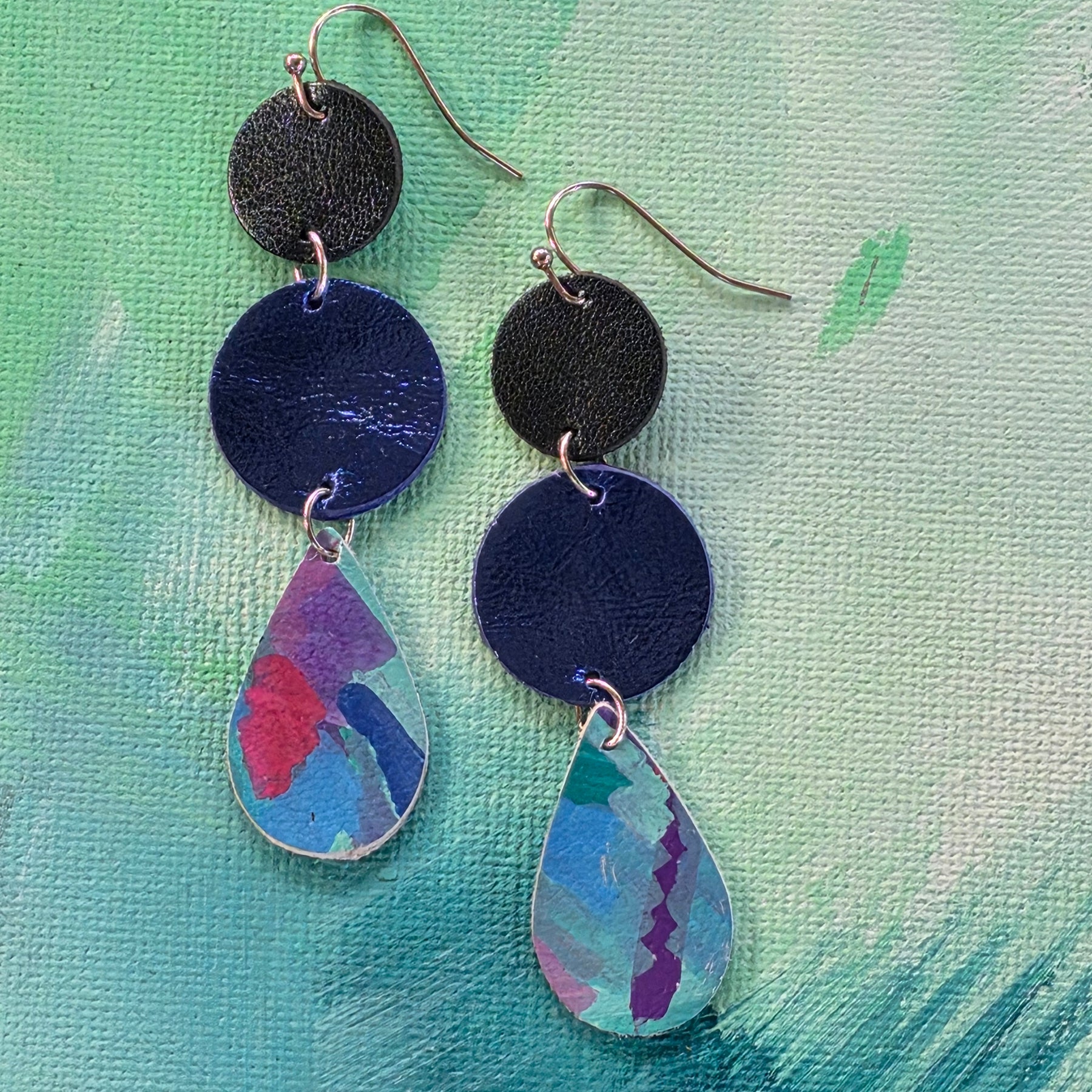 Dolce Musa Leather Earrings (pendant edition) – Ocean Jewel