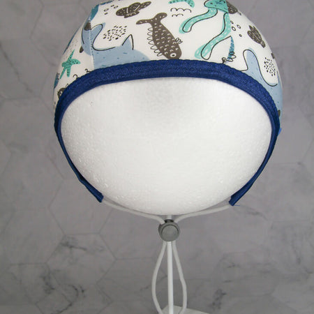 Hearing Aid Bonnet Pilot Cap - Ocean Friends