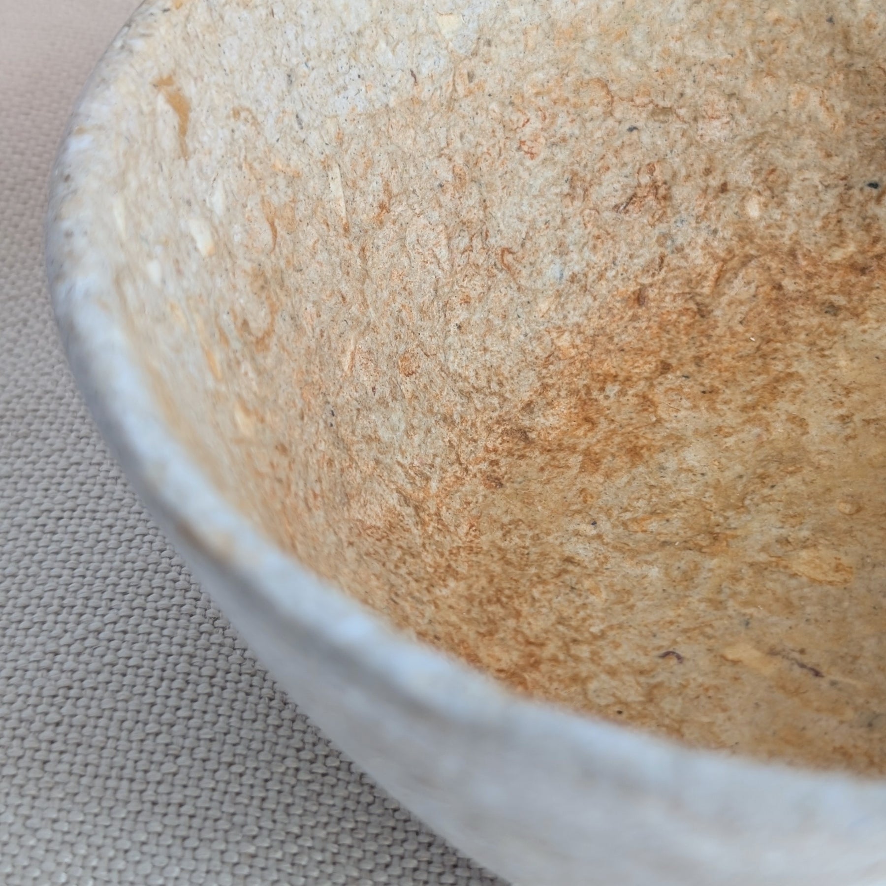 Handmade Sculptural Paper Bowl - Recycled Paper Decorative Bowl - Sustainable Home Décor