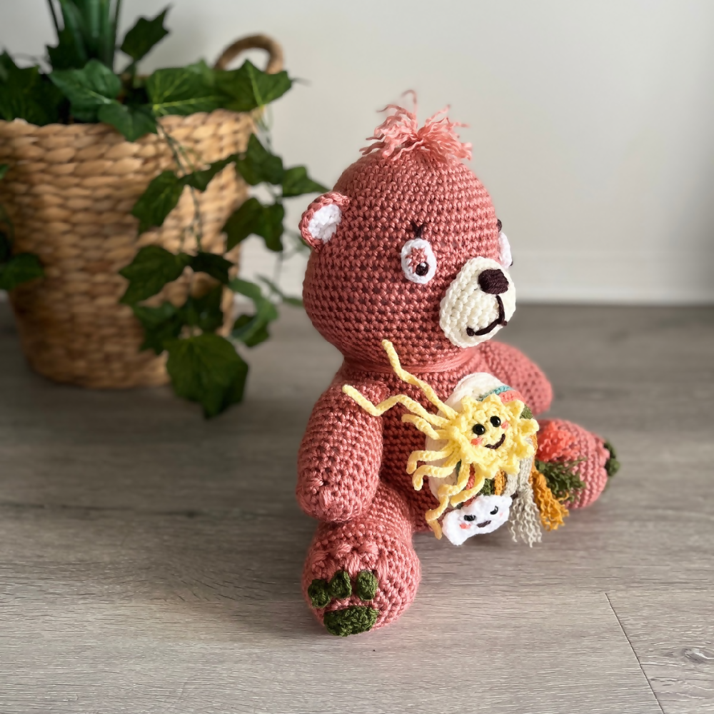 Handmade Crochet Teddy Bear, Crochet Teddy Bear