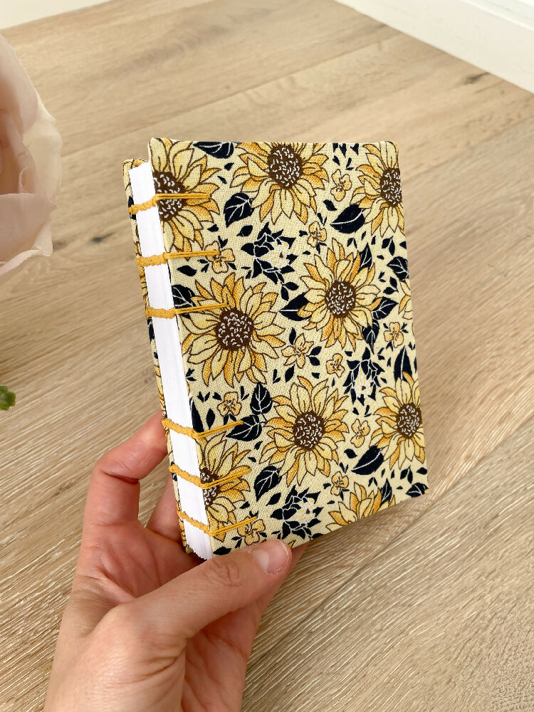 A6 Notebook (Lined) - "Sunflower"