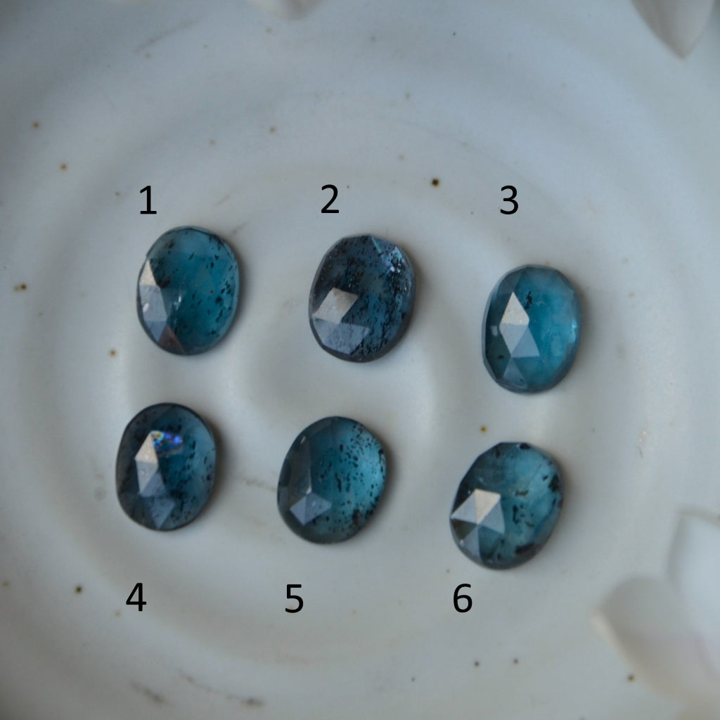 Teal Moss Kyanite Choose-Your-Stone Silver Ring or Pendant (Made To Order)