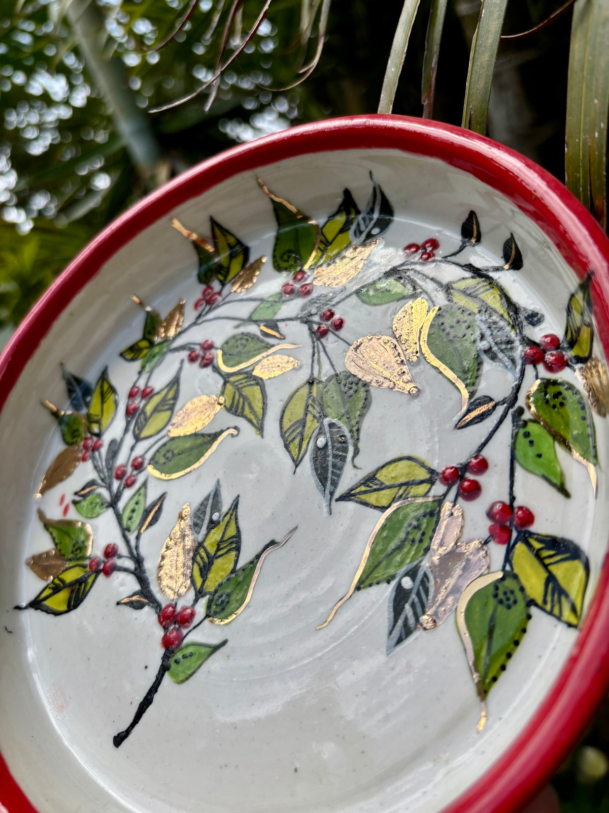 Christmas festive plates