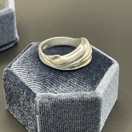 Sterling Silver Wave Ring