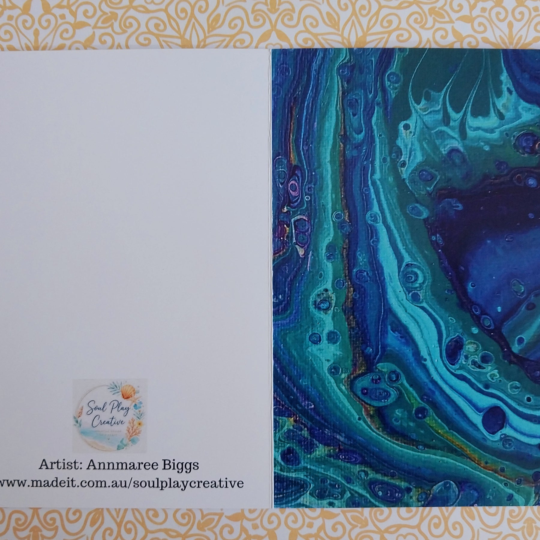 In the Deep Blank Greeting Card