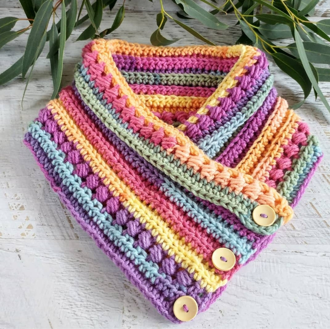 DIGITAL DOWNLOAD | Crochet Pattern | Stormy Days Cowl / Neckwarmer