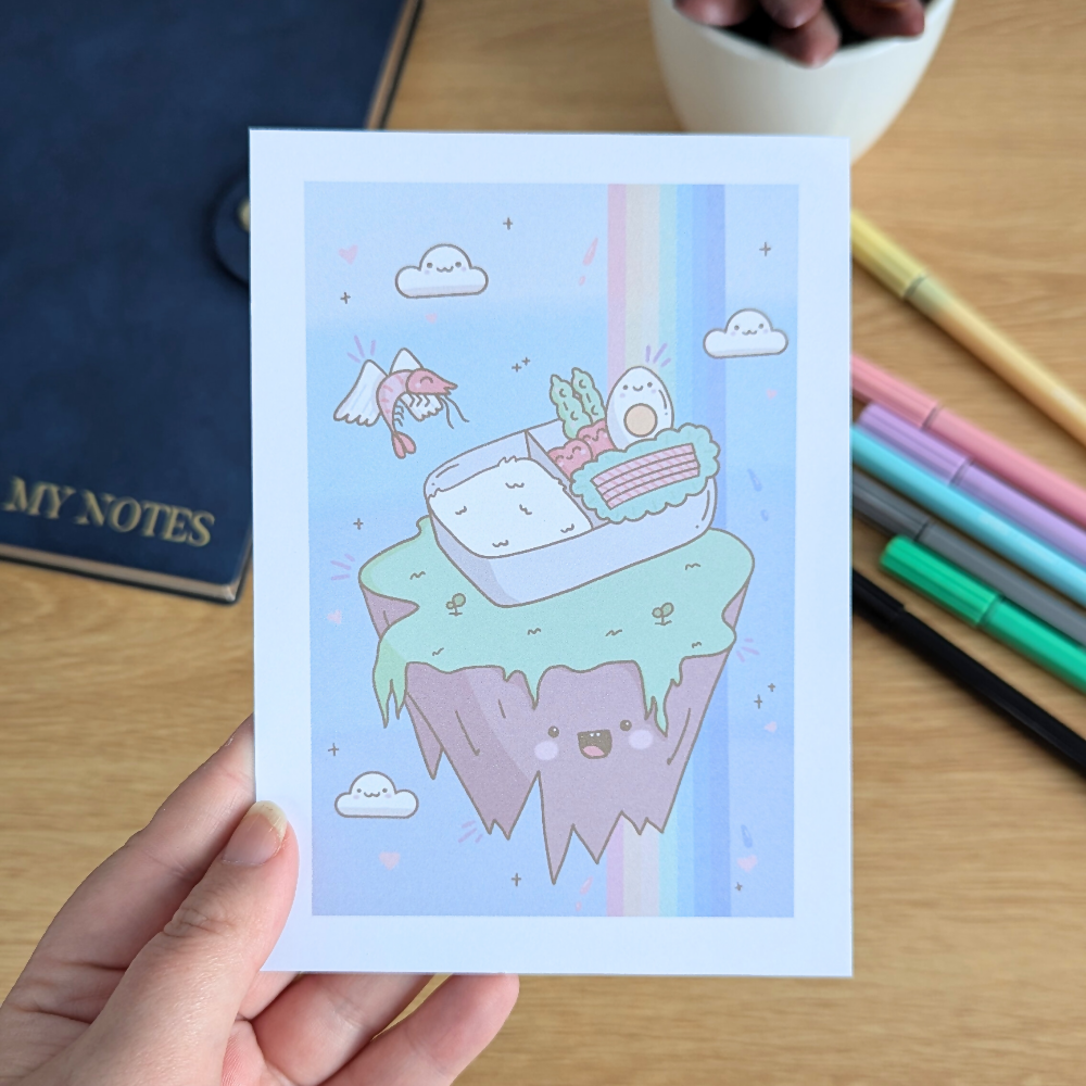 rainbow bento a6 card 2